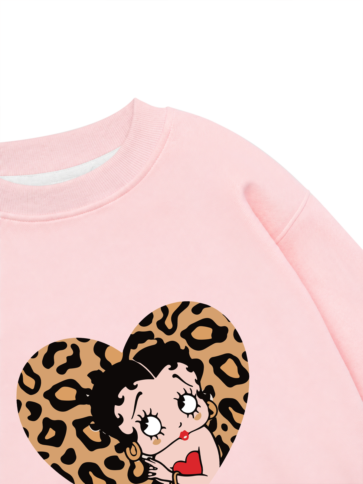 Áo Sweater Nỉ Hai Da Urban Leopard Betty Cheetah Heart