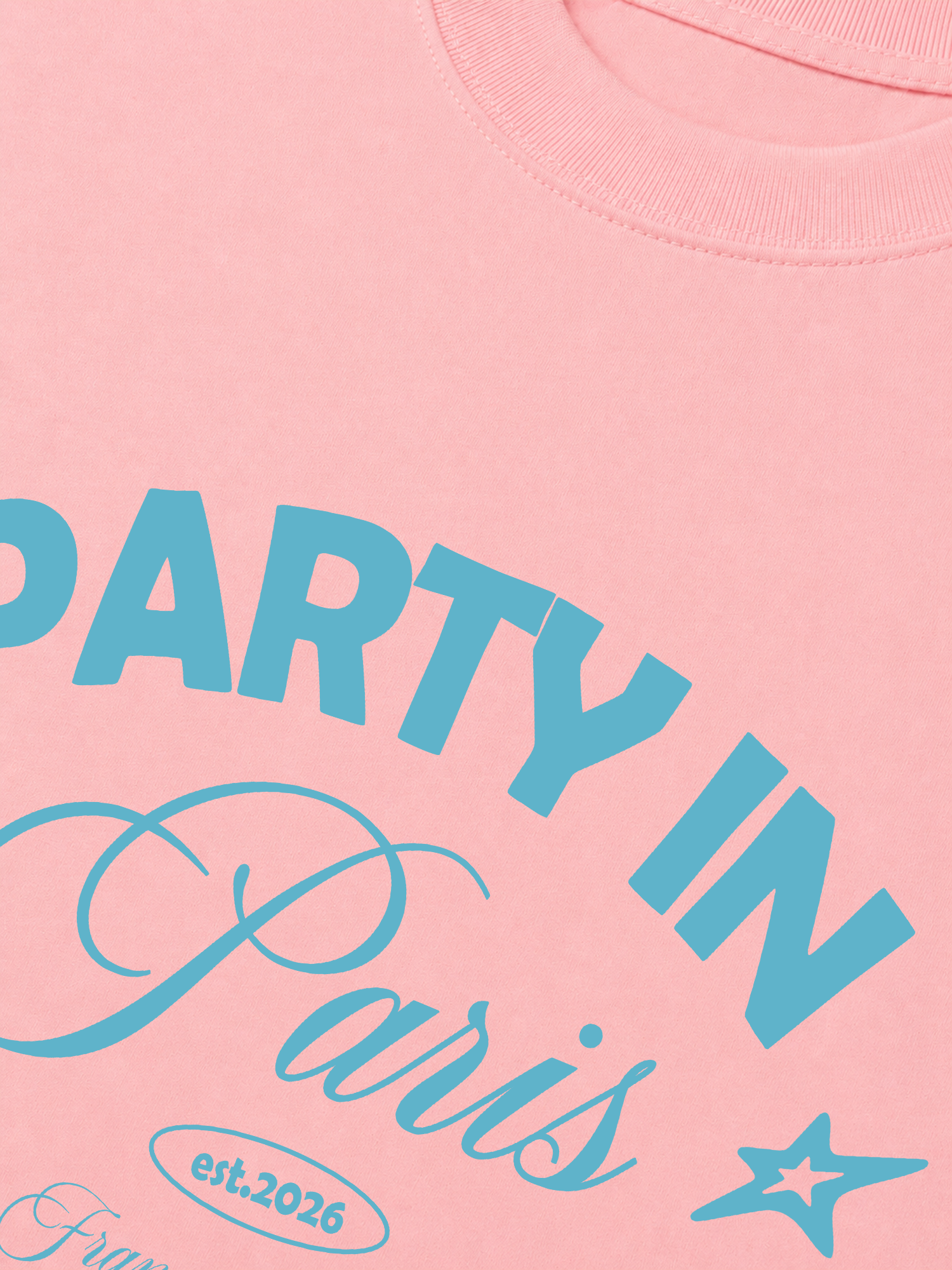 Áo Thun Relaxed Fit Party In Paris