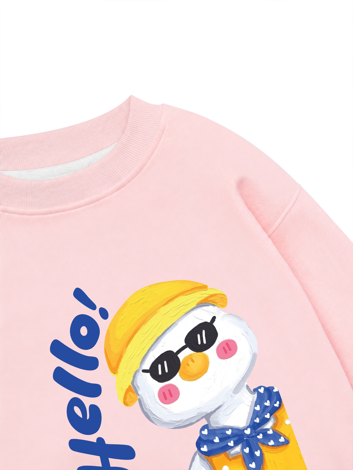 Áo Sweater Nỉ Hai Da Farm Hello Duck