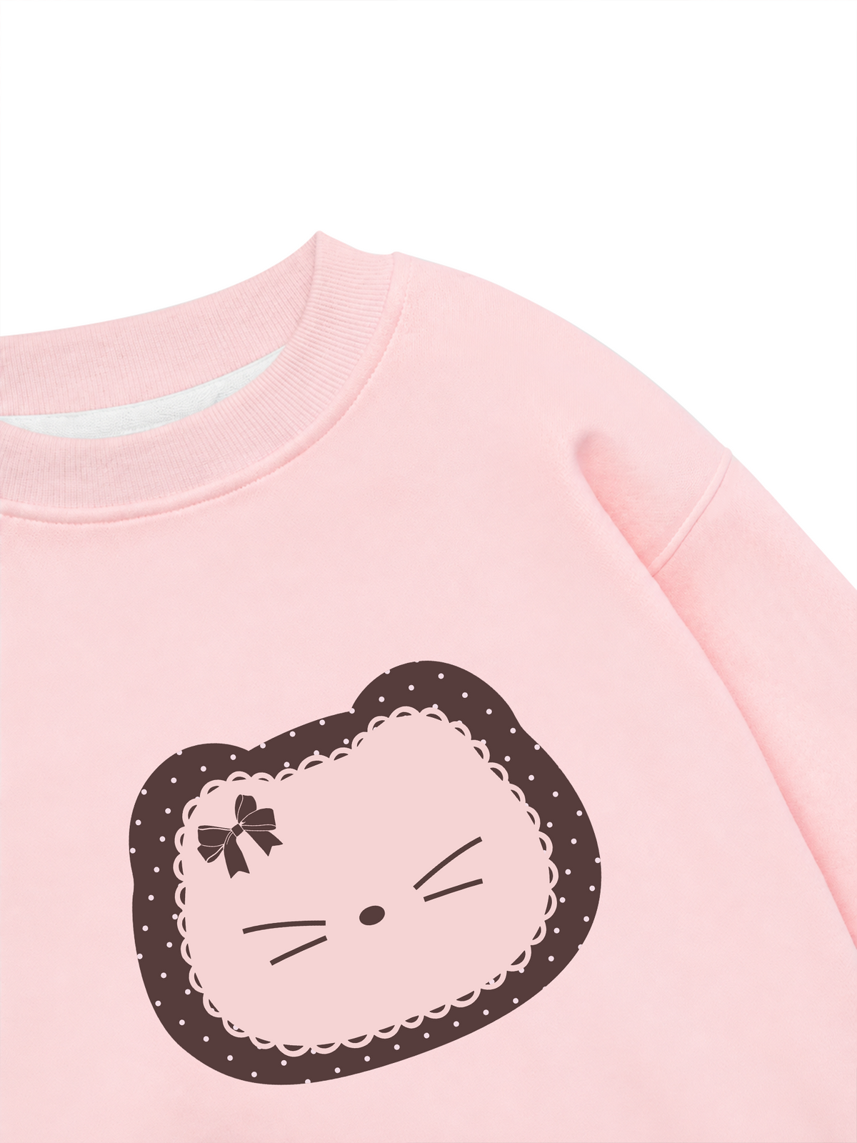 Áo Sweater Nỉ Hai Da Dotty Mood Cute Cat