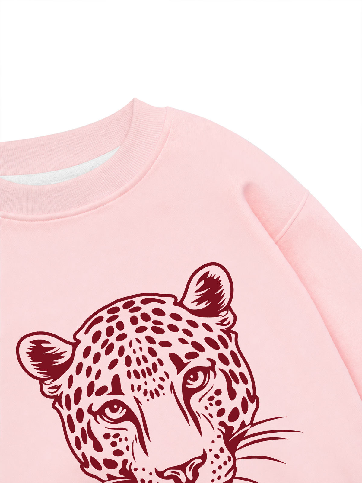Áo Sweater Nỉ Hai Da Urban Leopard Feline Face