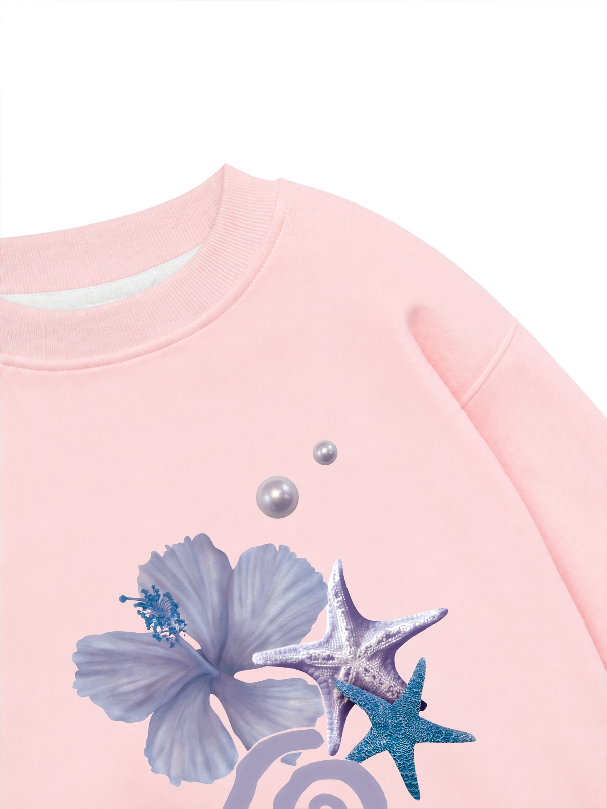 Áo Sweater Nỉ Hai Da Tropical Pearl Coast