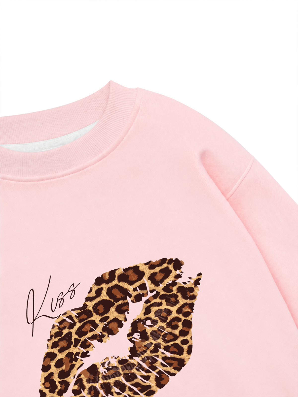 Áo Sweater Nỉ Hai Da Urban Leopard Kiss Lip