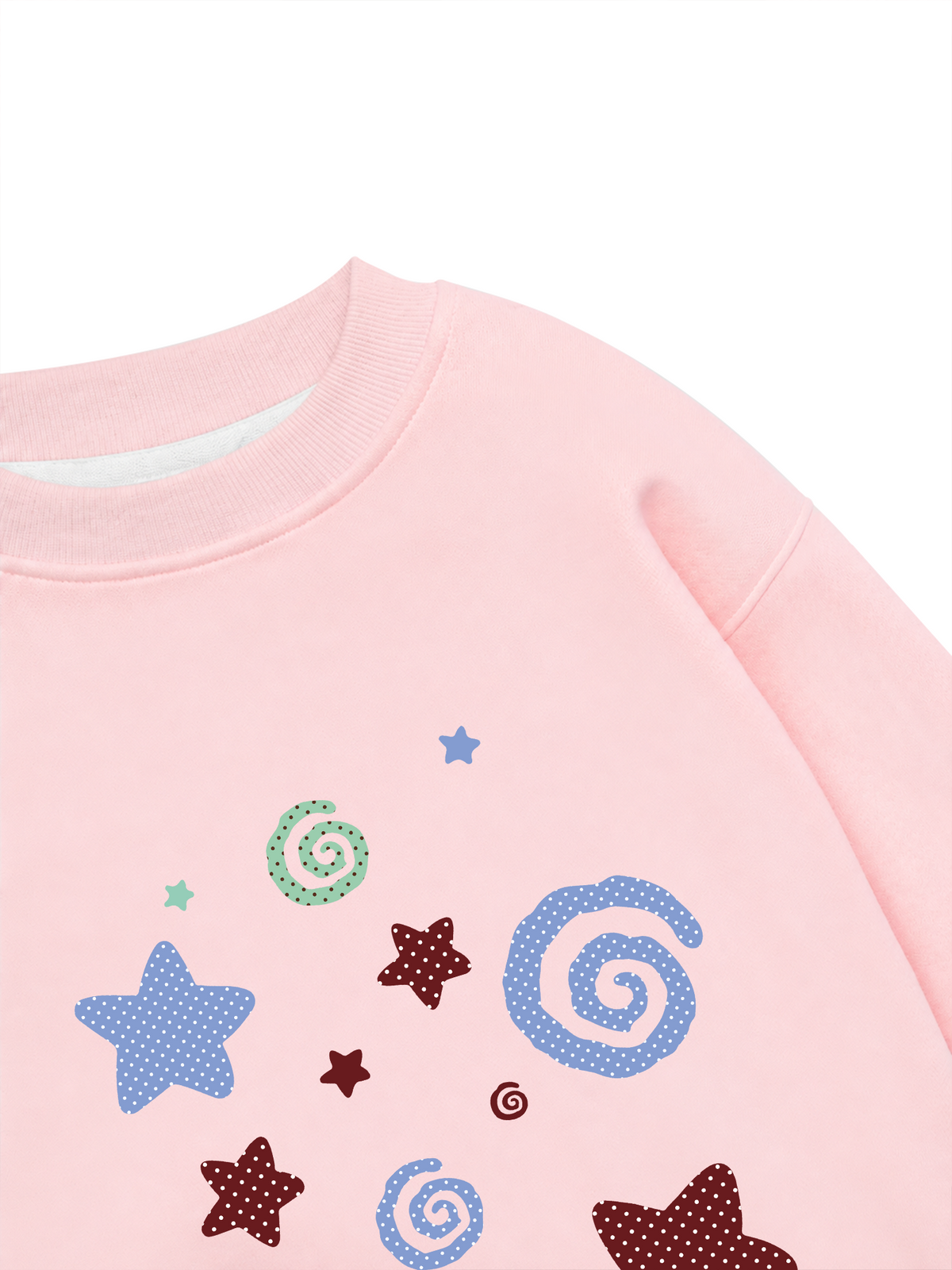 Áo Sweater Nỉ Hai Da Dotty Mood Pastel Dreams
