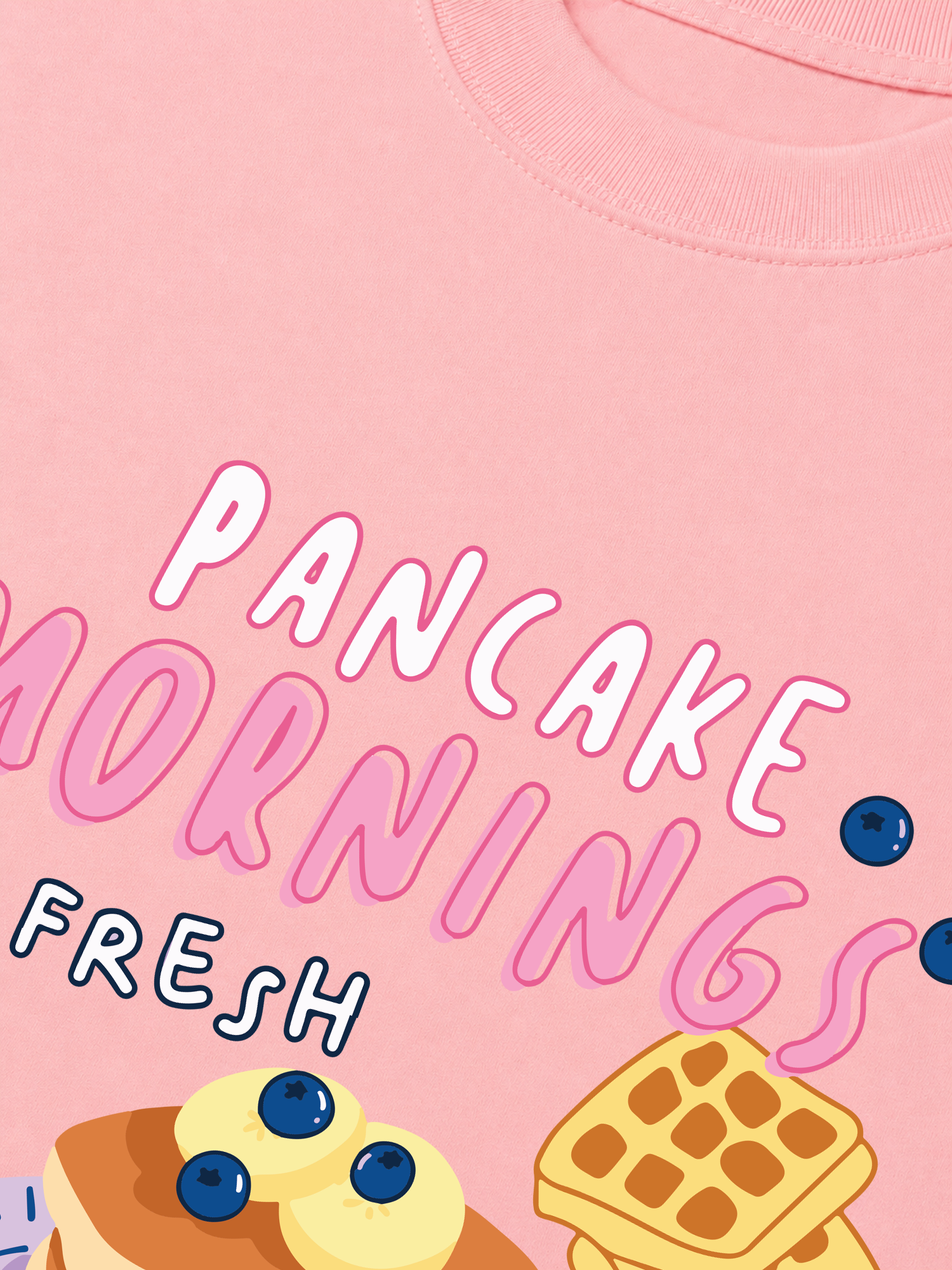 Áo Thun Relaxed Fit Pancake Morning Fresh