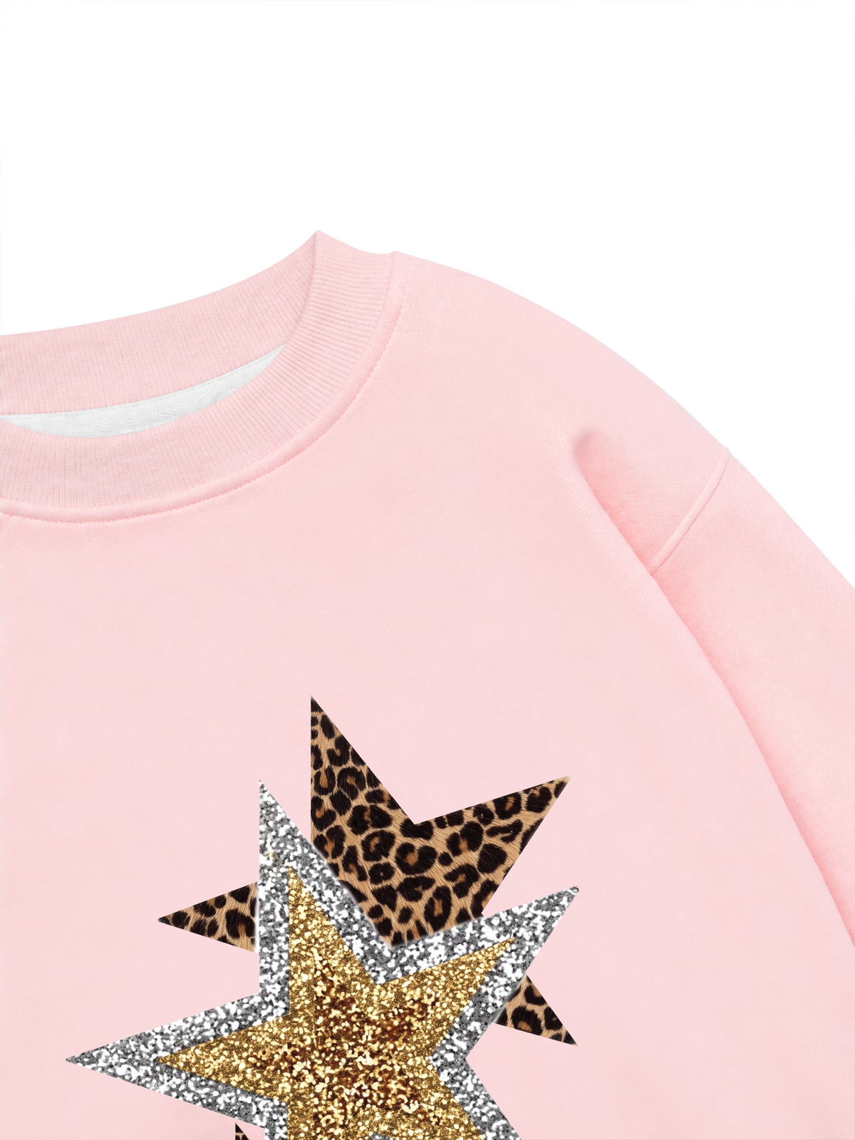 Áo Sweater Nỉ Hai Da Urban Leopard Metallic Savage Stars