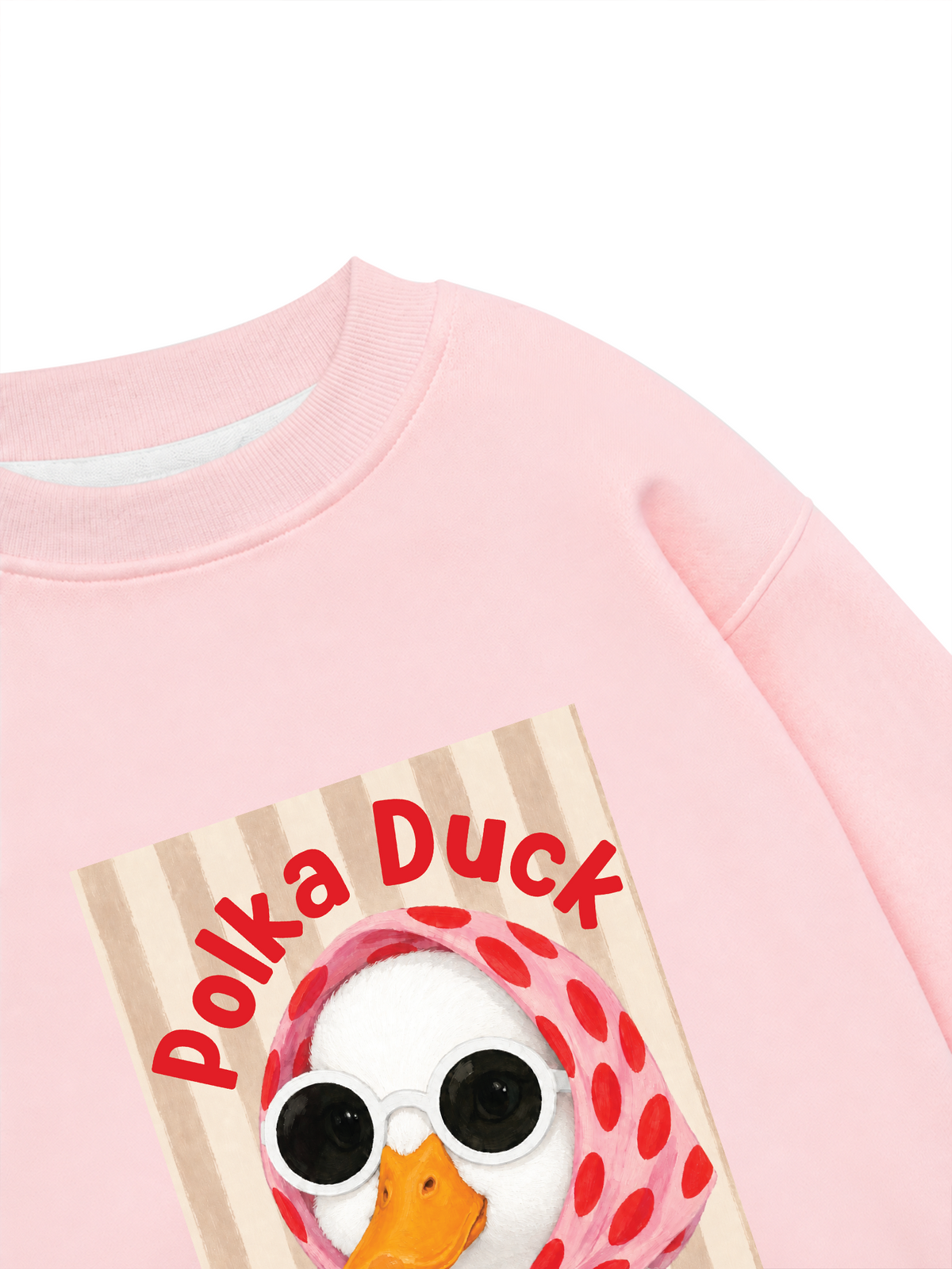 Áo Sweater Nỉ Hai Da Farm Polka Duck