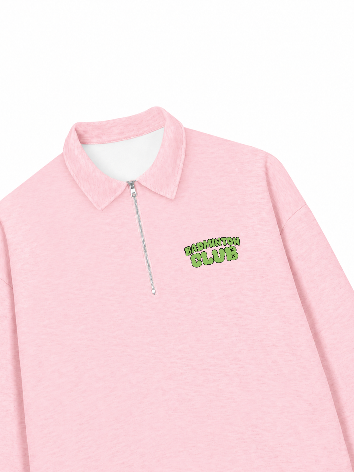 Áo Sweater Polo Nỉ Hai Da Badminton Club