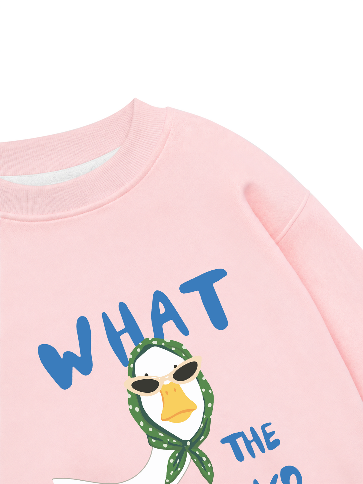 Áo Sweater Nỉ Hai Da Farm What The Duck