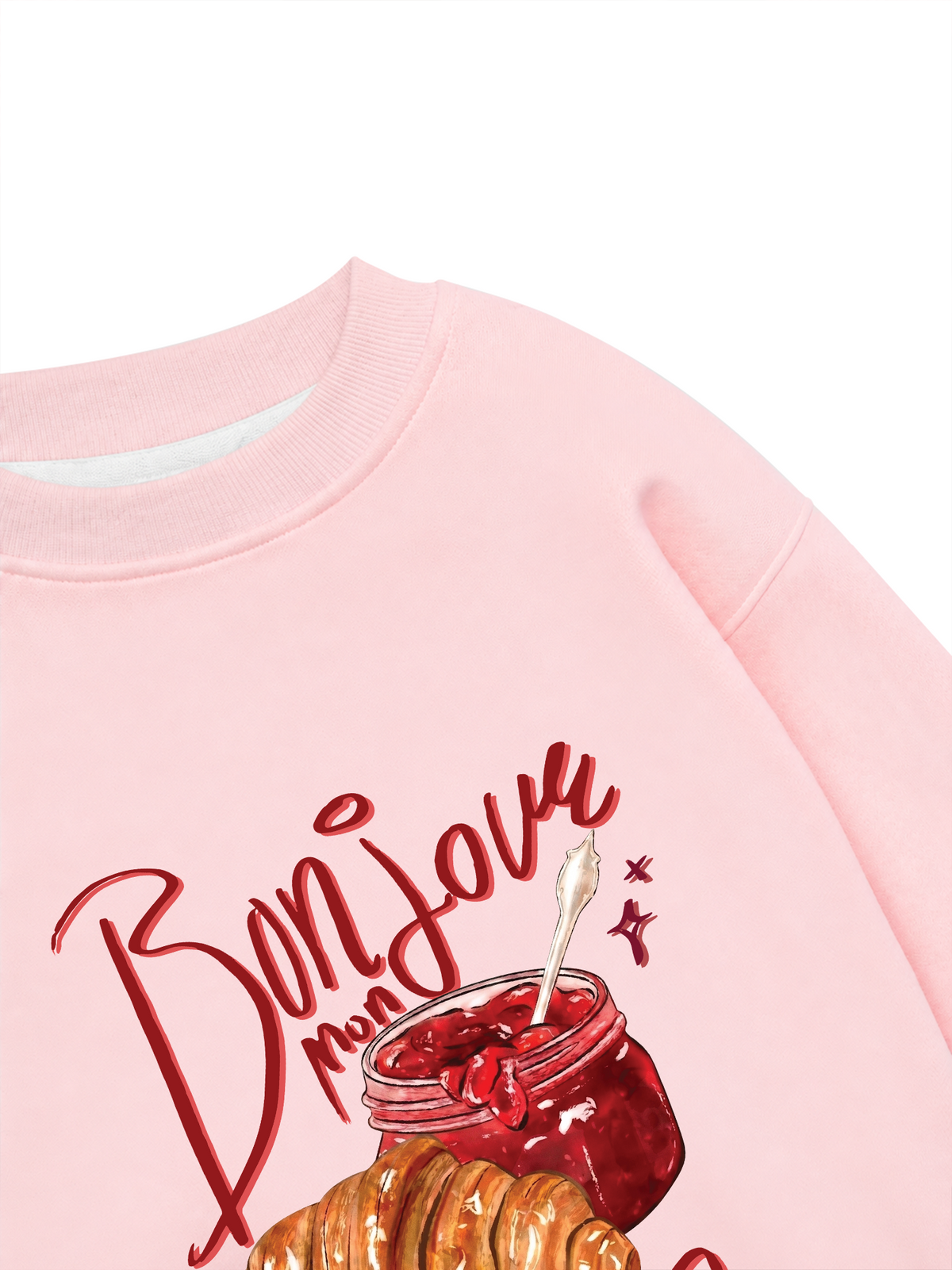 Áo Sweater Nỉ Hai Da Yummy Mood Bonjour Amour
