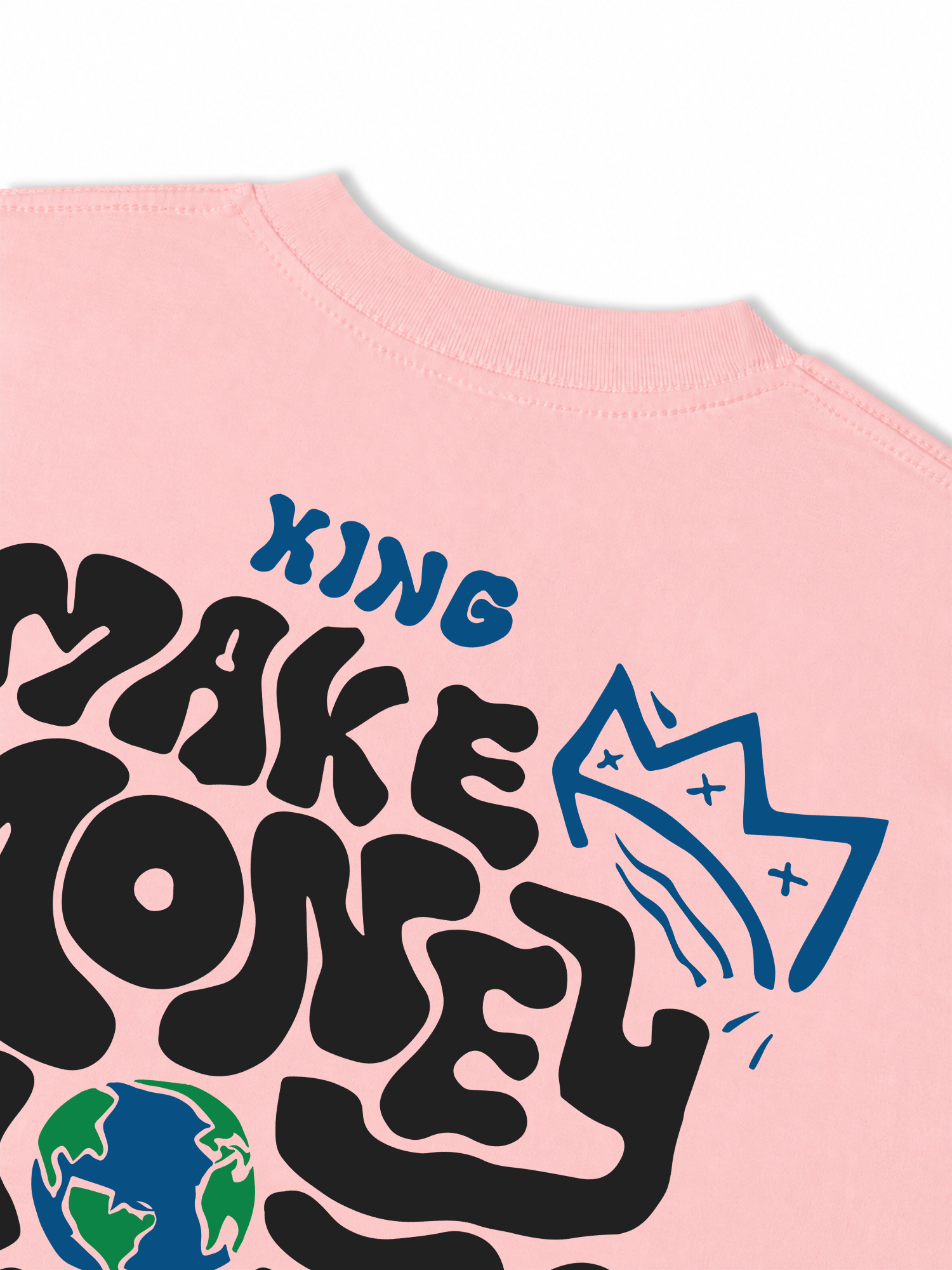 Áo Thun Relaxed Fit Money King Make Not Friend