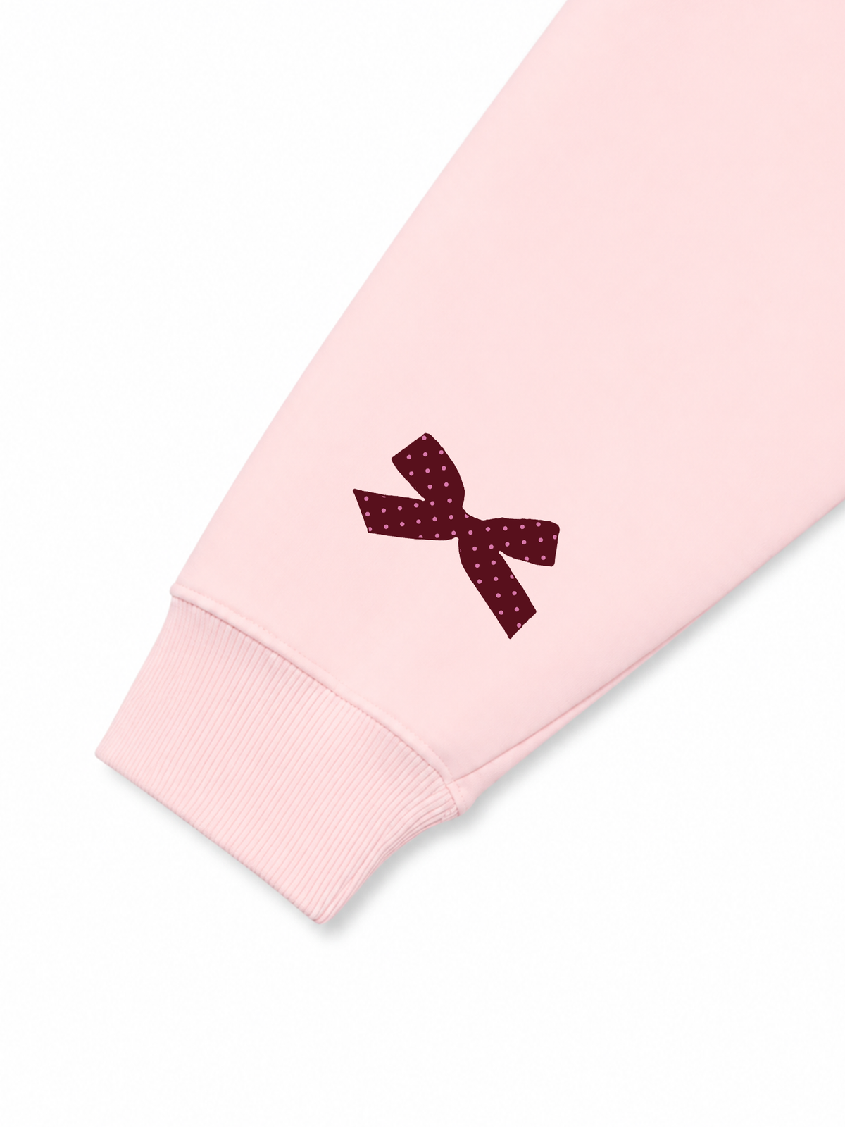 Áo Sweater Lệch Vai Nỉ Hai Da  Burgundy Badana Puppy