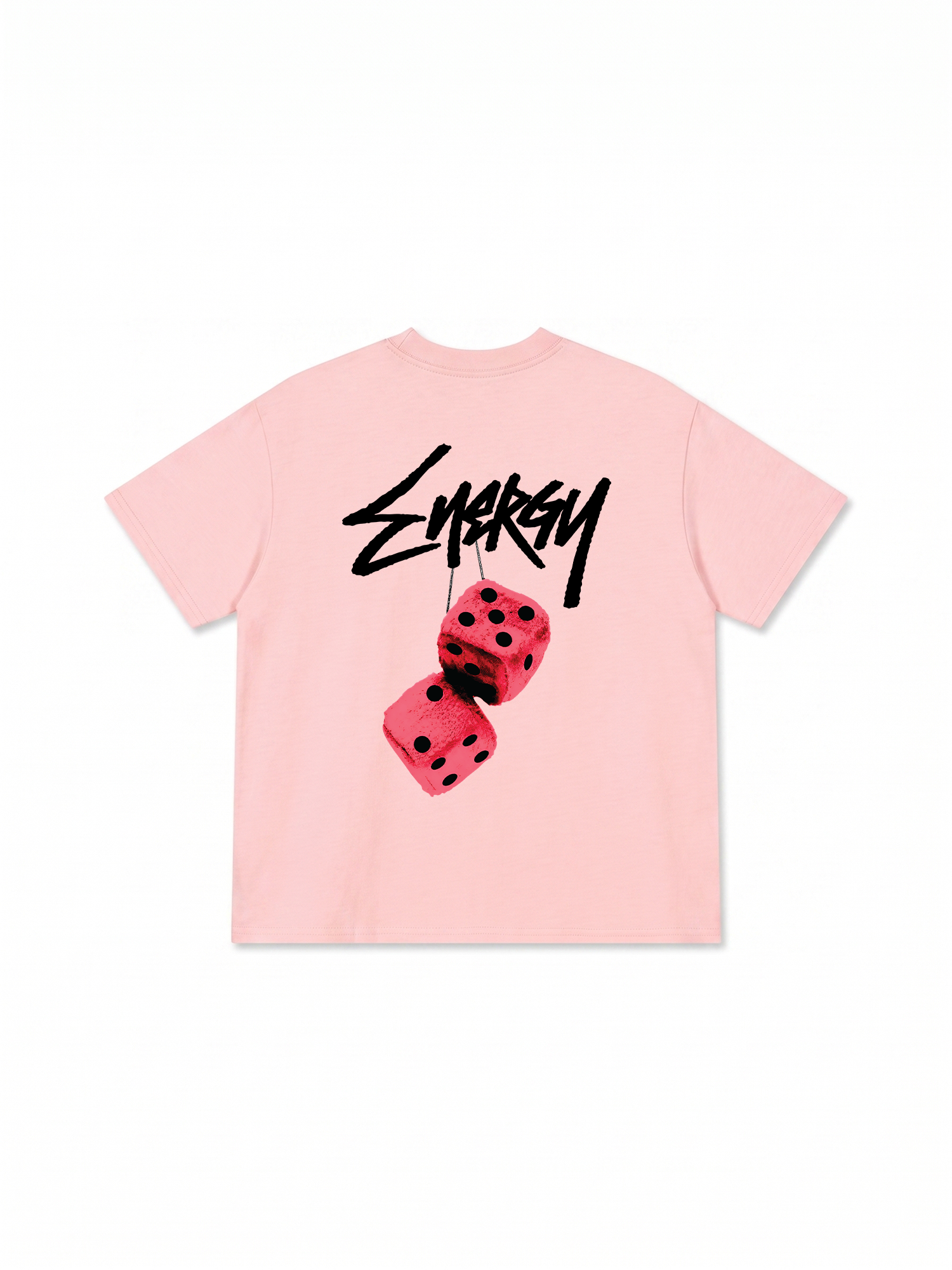 Áo Thun Relaxed Fit Energy Pink Dices