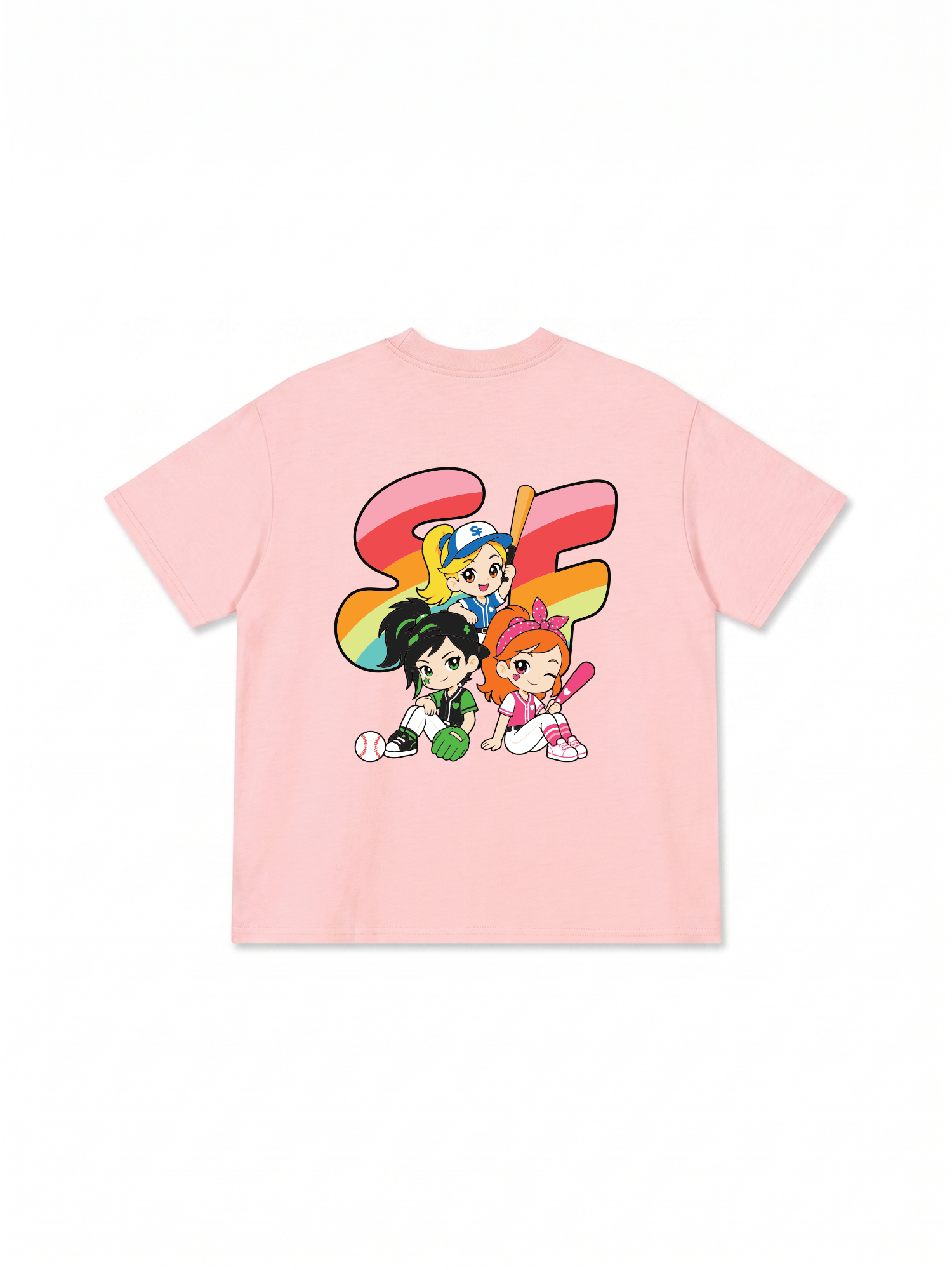 Áo Thun Relaxed Fit Baseball Dream Girls SF