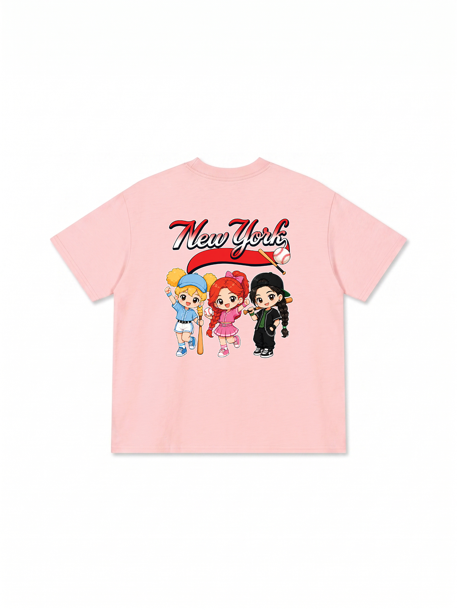 Áo Thun Relaxed Fit Baseball PowerGirl 2