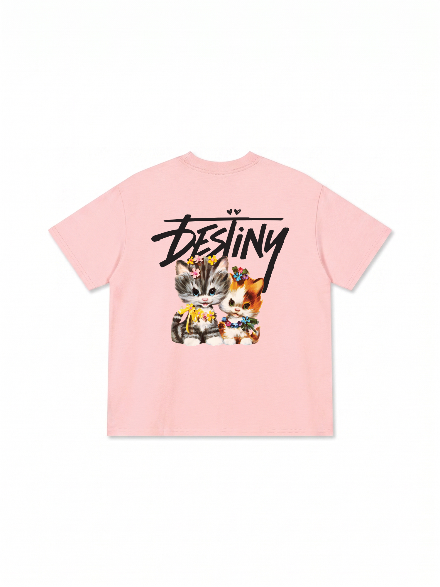 Áo Thun Relaxed Fit Destiny Love Cats