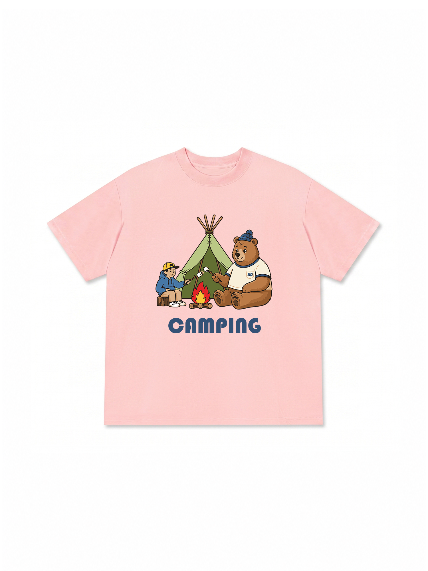 Áo Thun Relaxed Fit Adventure Camping