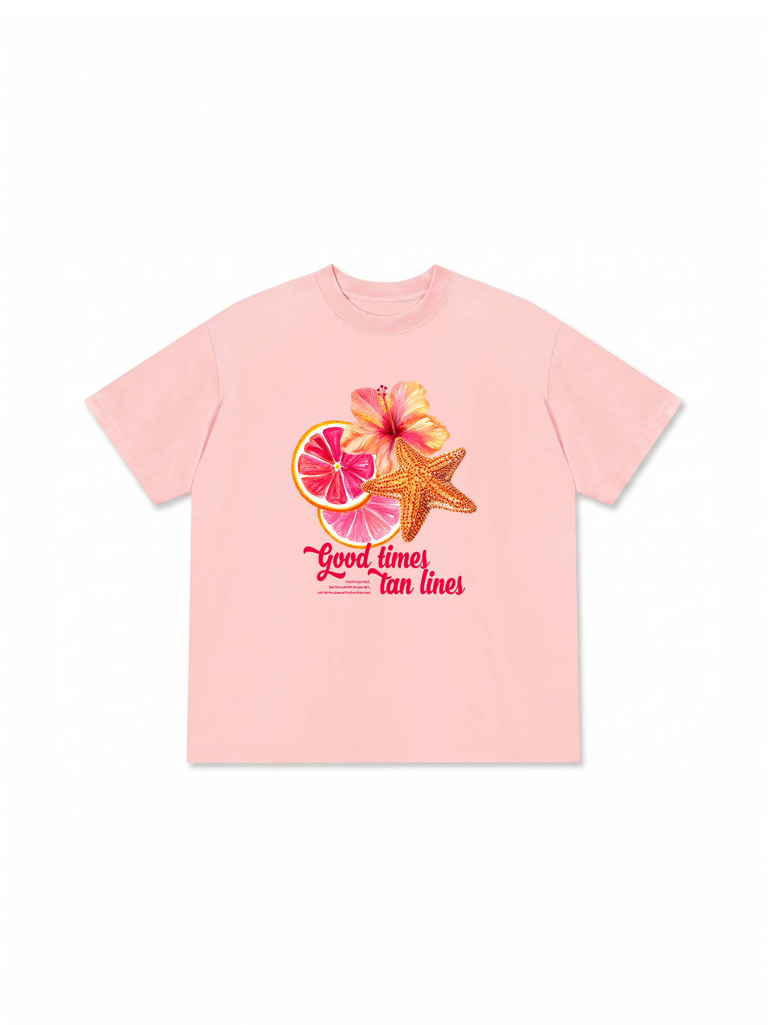 Áo Thun Relaxed Fit Tshirt Tropical Good Time & Tan Lines