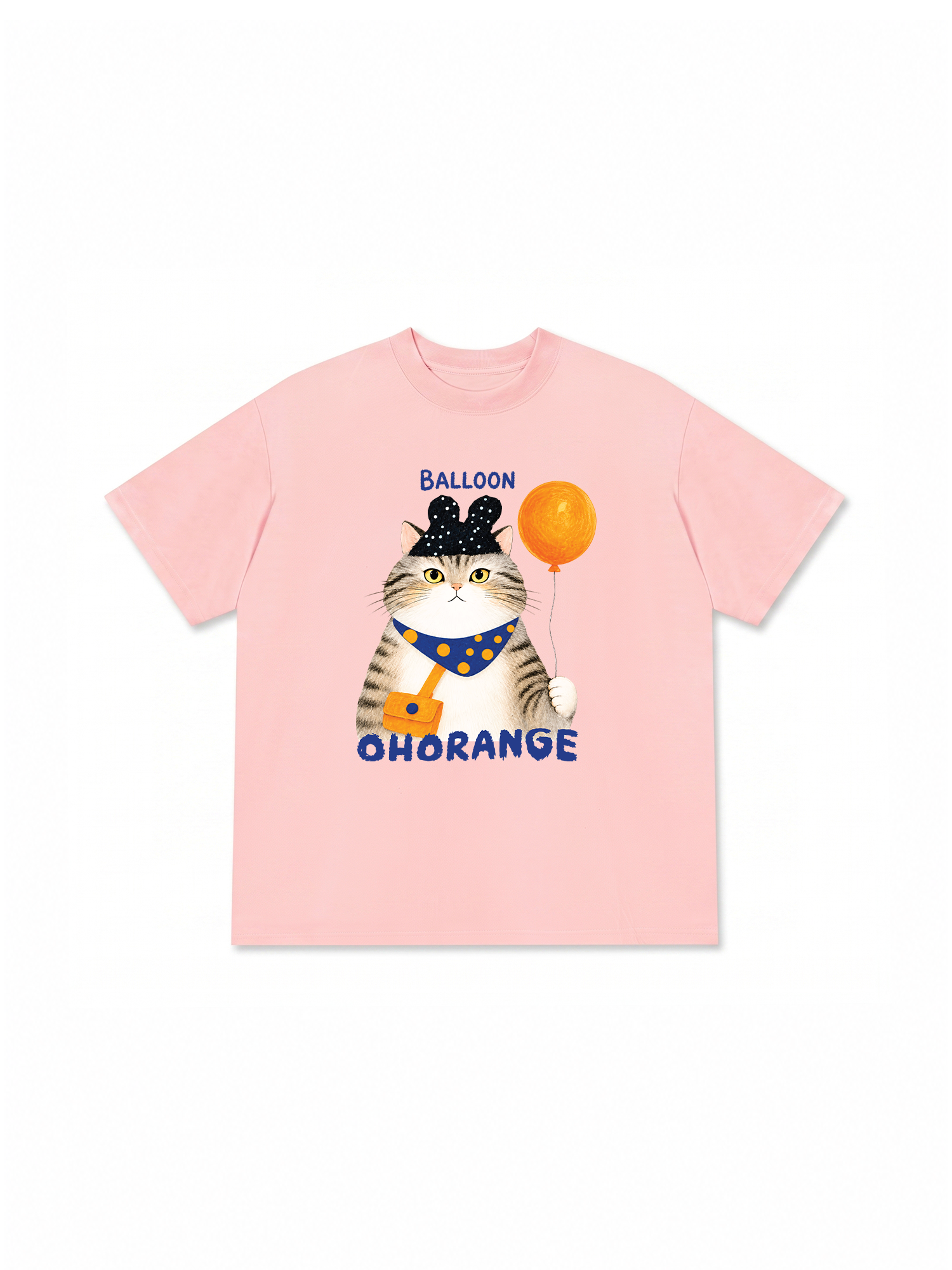 Áo Thun Relaxed Fit Soft Paw Meaw With Balloon