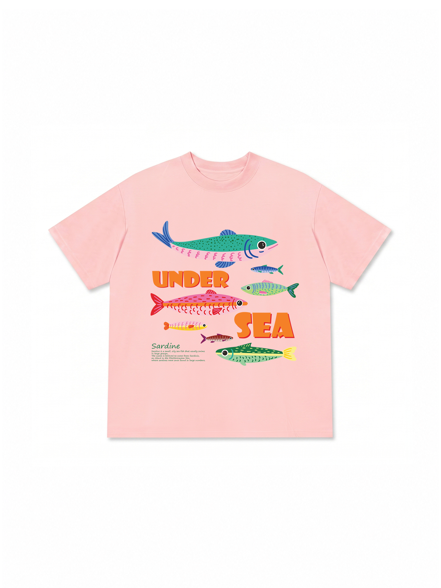 Áo Thun Relaxed Fit Tshirt Tropical Sardine