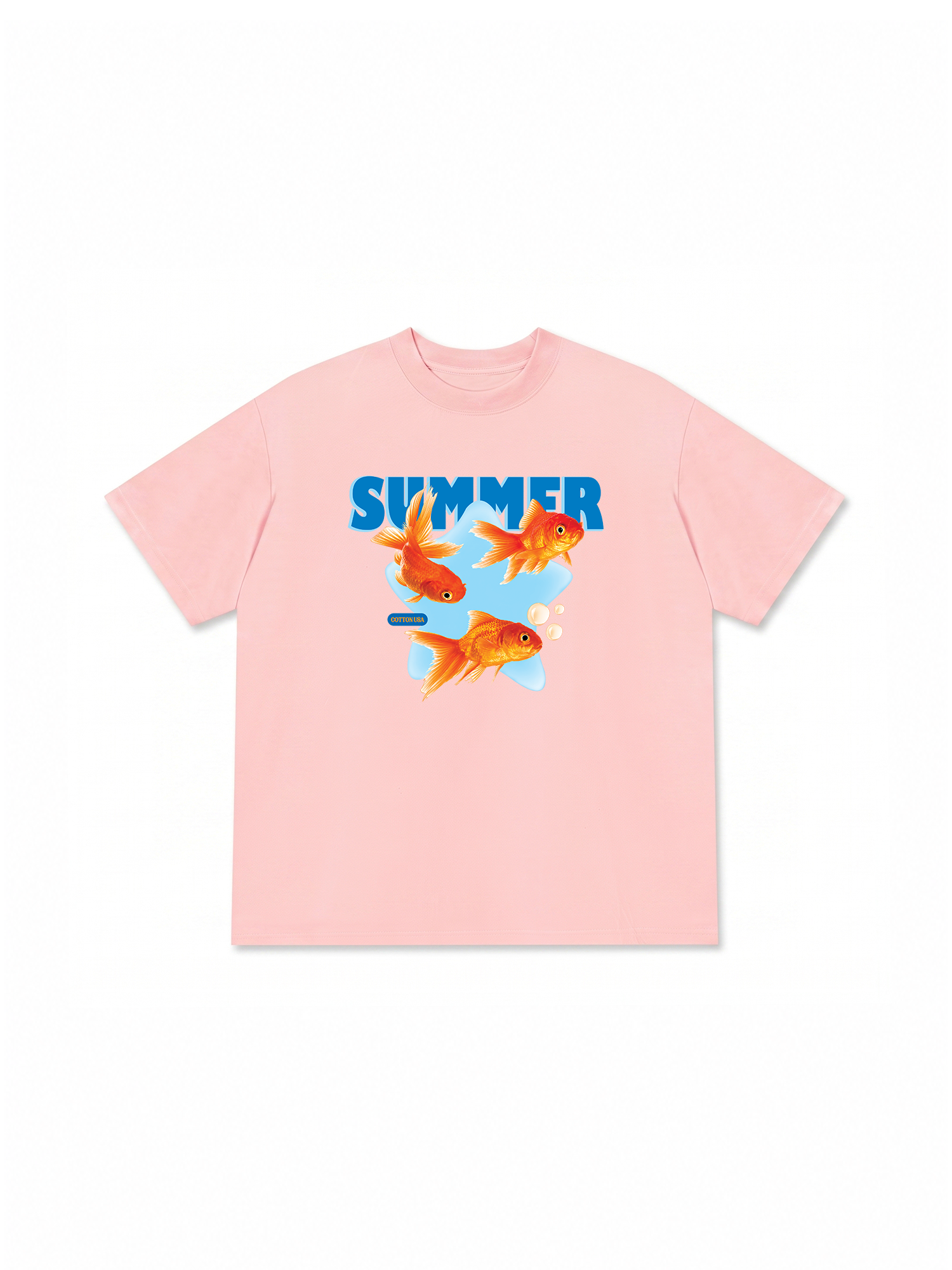 Áo Thun Relaxed Fit Tshirt Tshirt Tropical Summer Goldfish