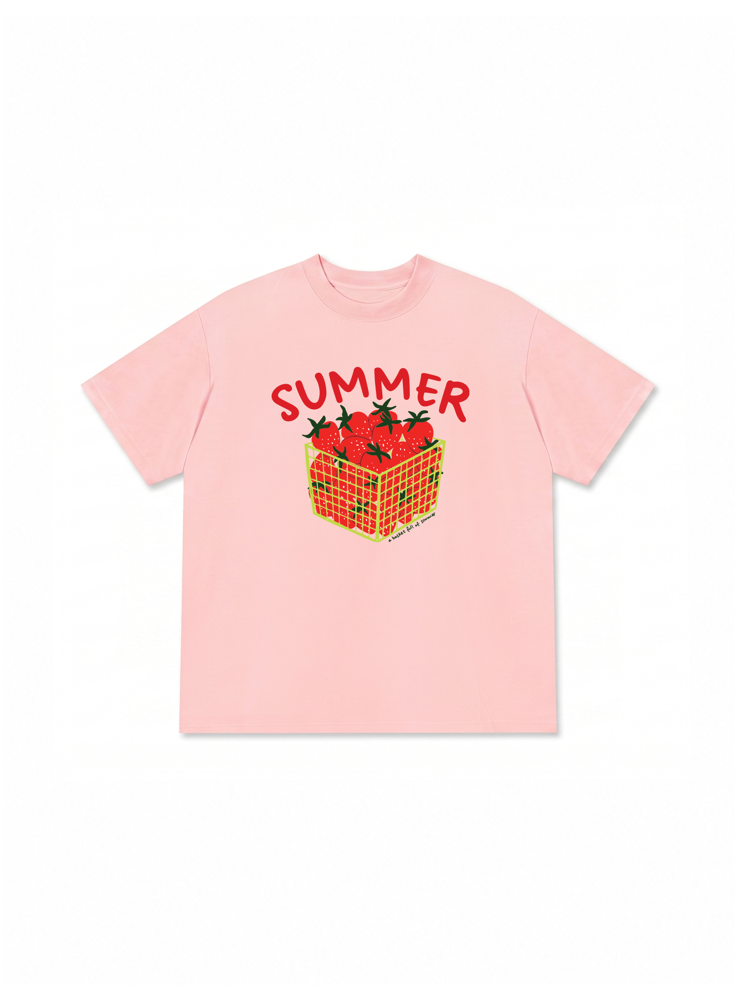 Áo Thun Relaxed Fit Tropical Strawberry