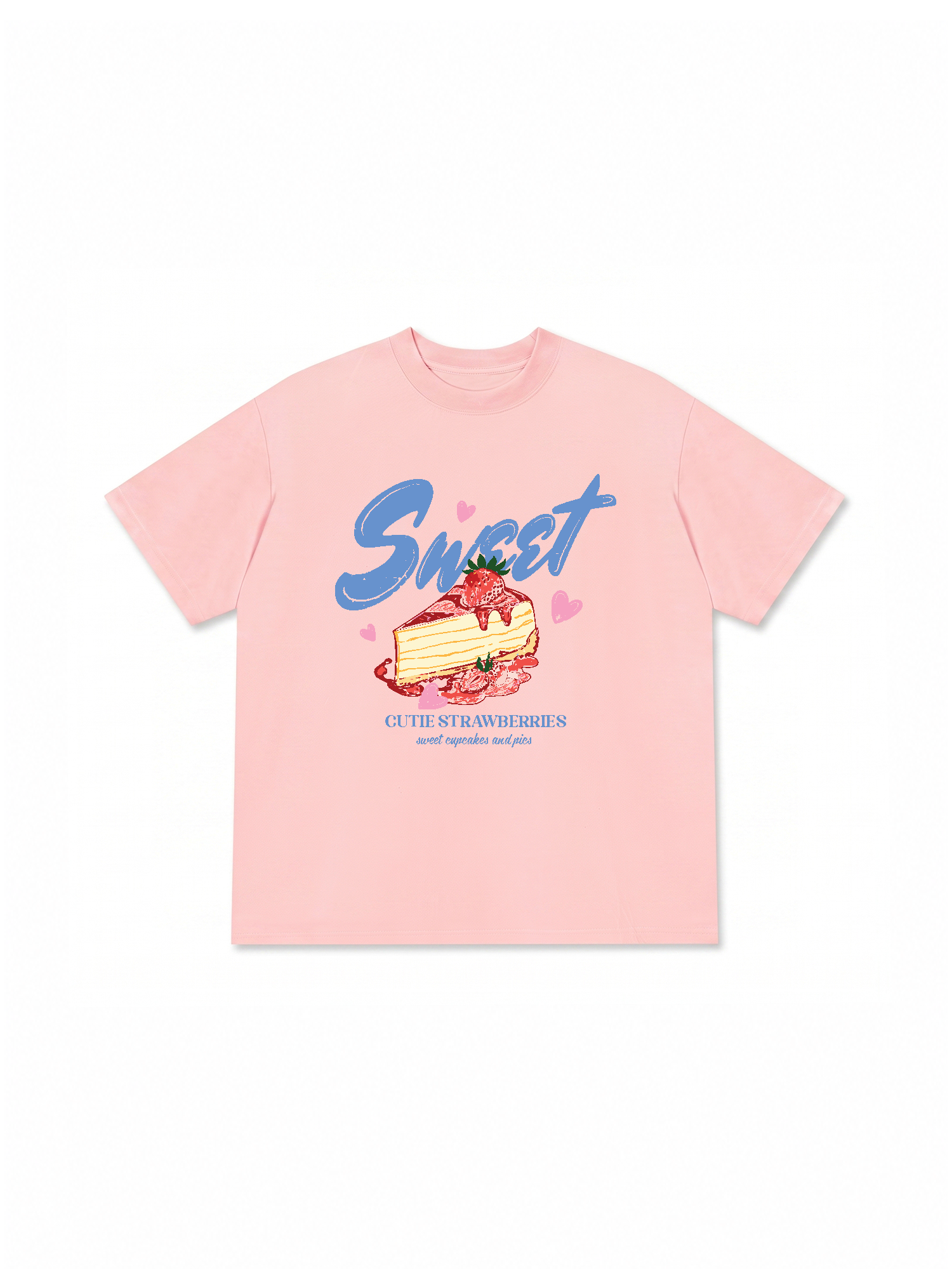 Áo Thun Relaxed Fit Sweet Cutie Strawberries