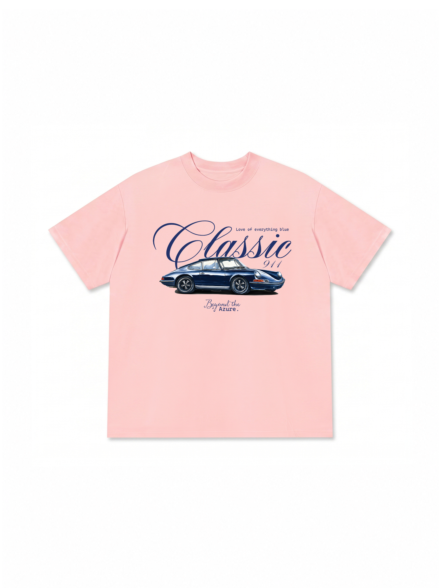 Áo Thun Relaxed Fit  Car Love Of Everything Blue Classic 911