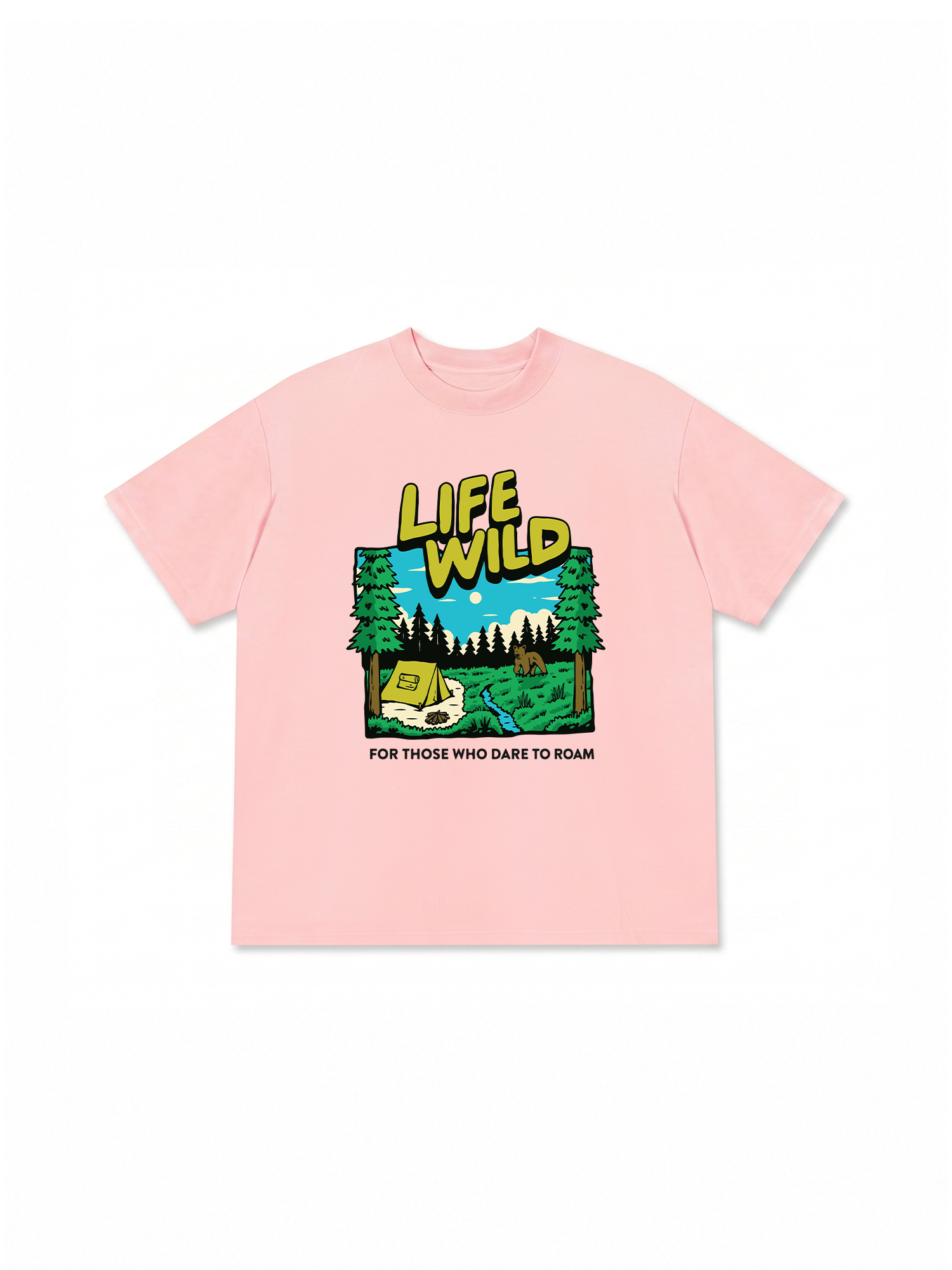 Áo Thun Relaxed Fit Adventure Life Wild