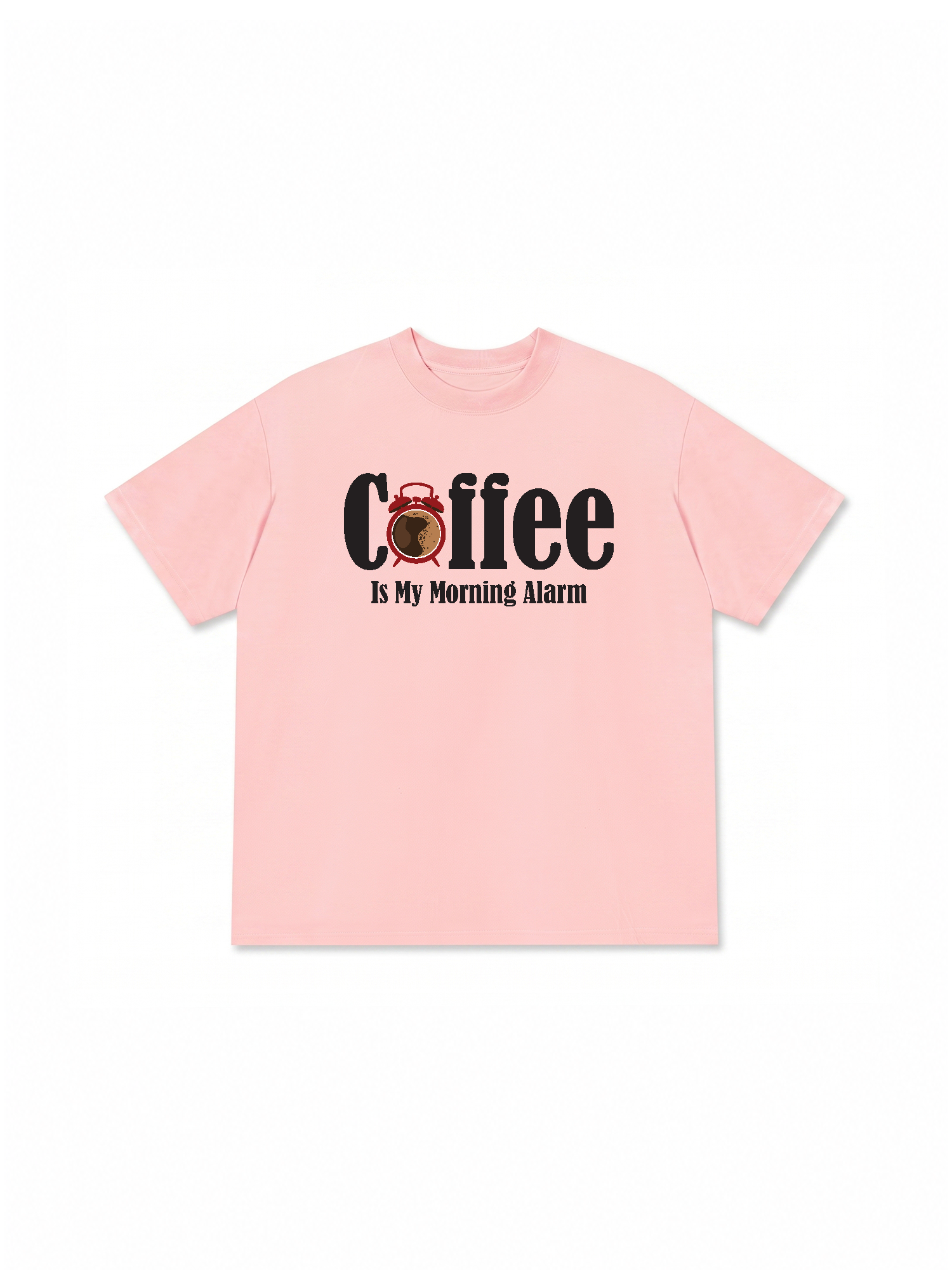 Áo Thun Relaxed Fit Daily Cup Coffe Is My Morning Alarm