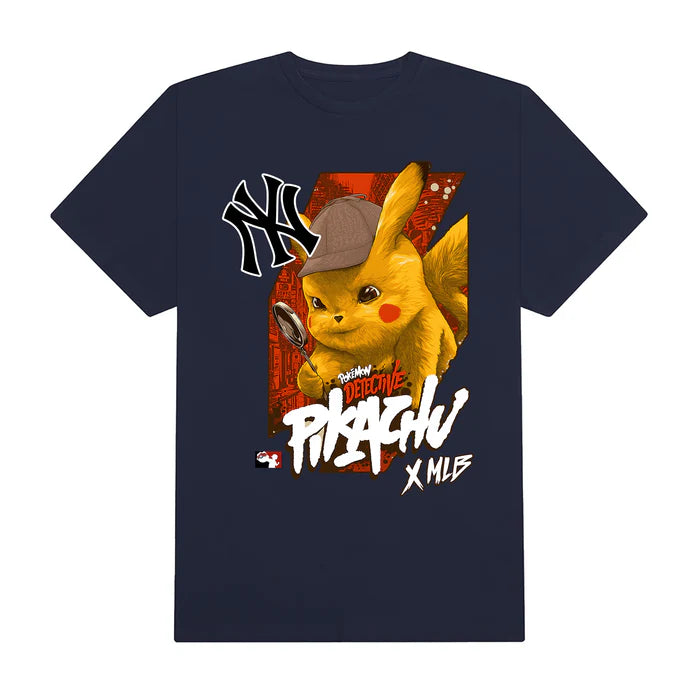 Flash Sale MLB Anime Pokemon Pikachu Vintage T-Shirt