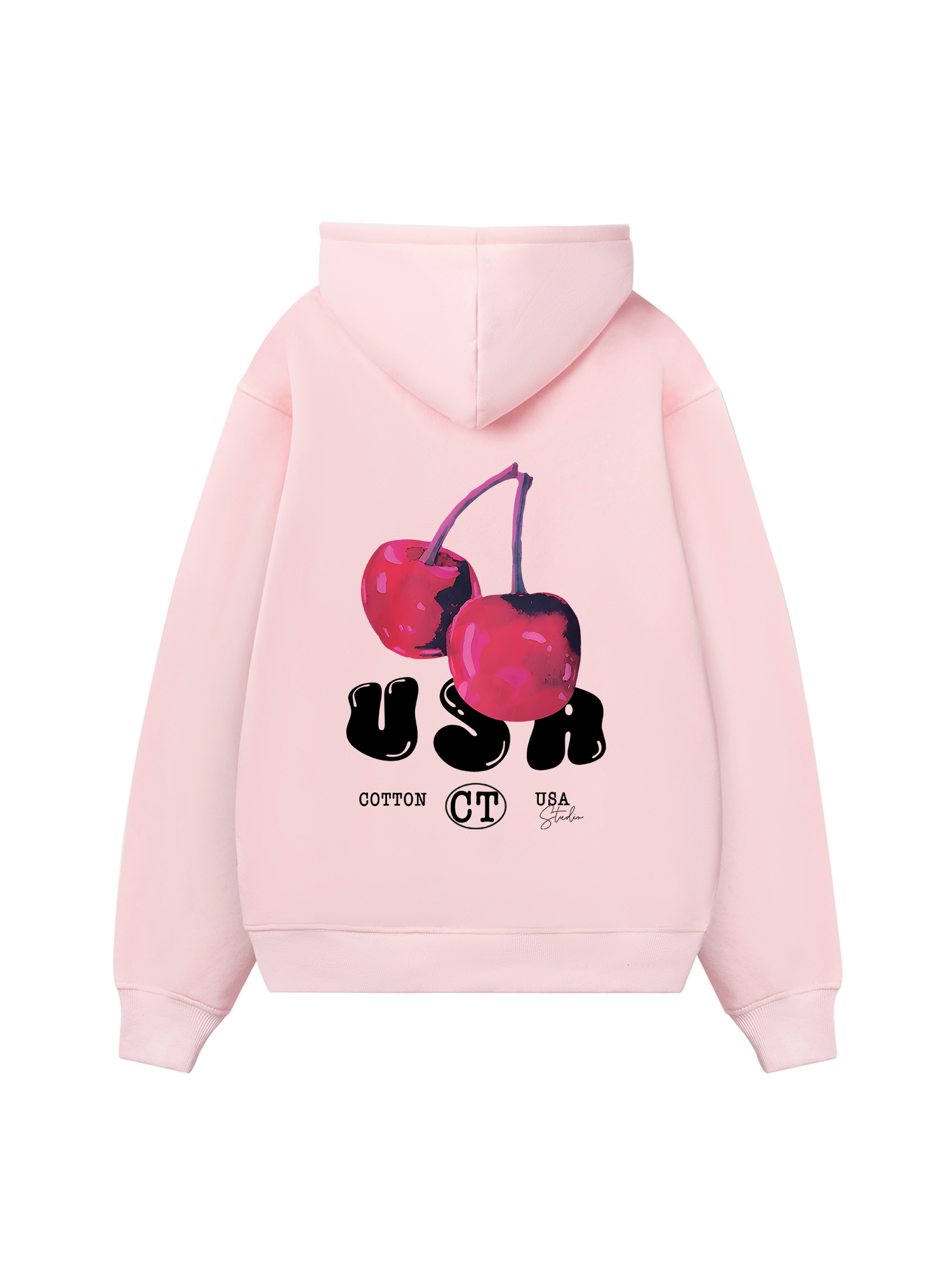 Tropical Purple Cherry Hoodie