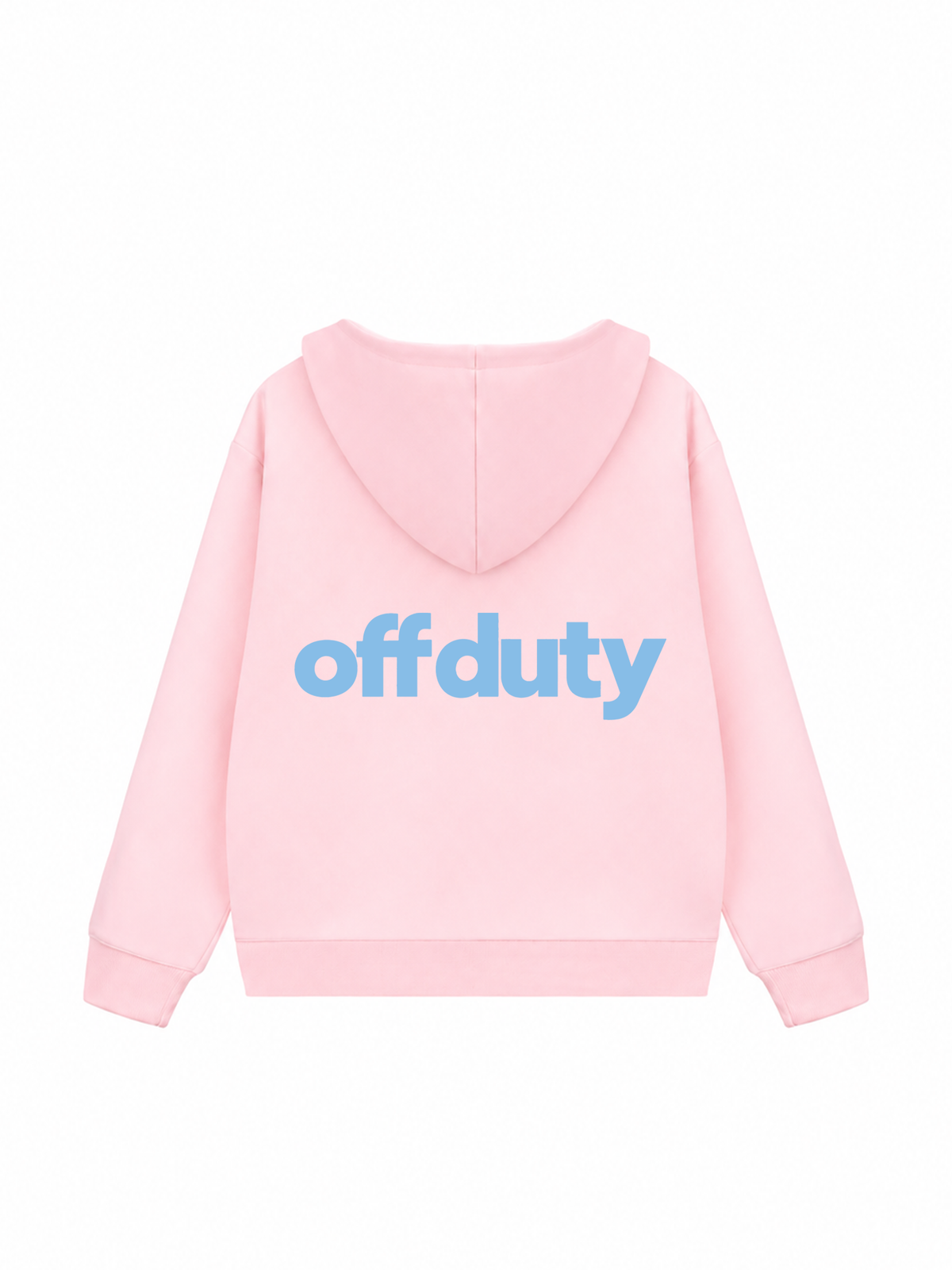 Áo Hoodie Zip Nỉ Hai Da Blue Off Duty