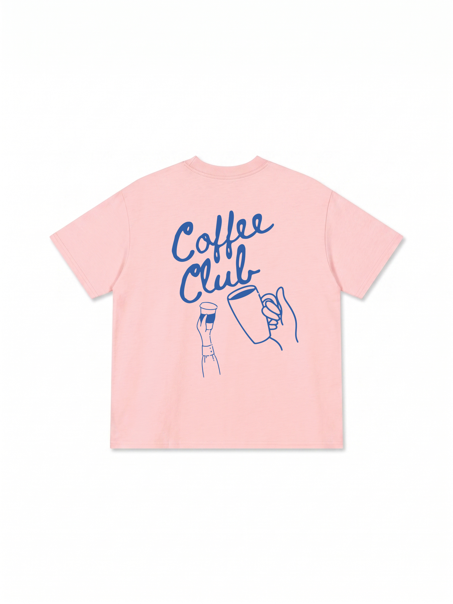 Áo Thun Relaxed Fit Coffee Club Blue
