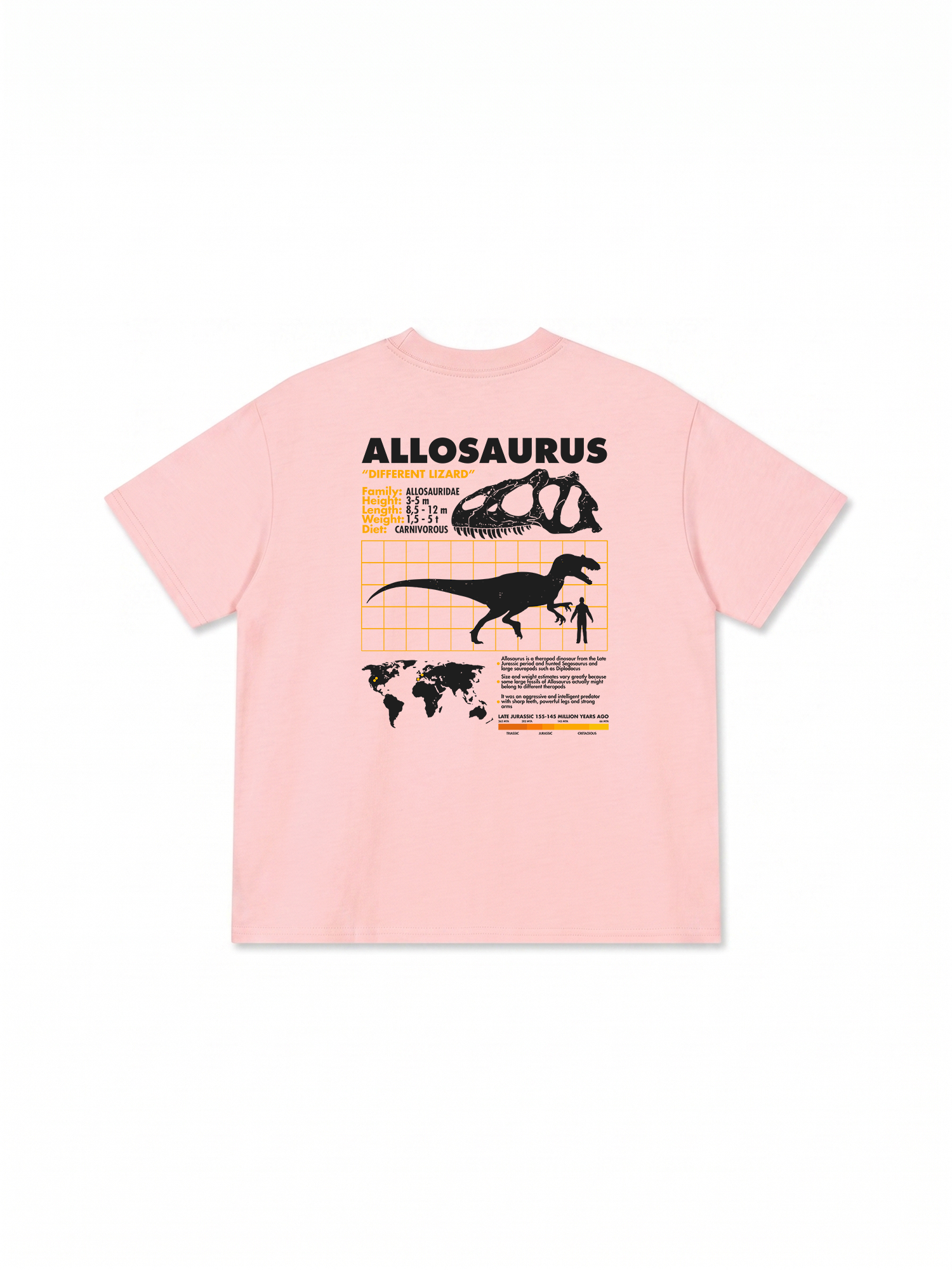 Áo Thun Relaxed Fit Analysis Table Allosaurus