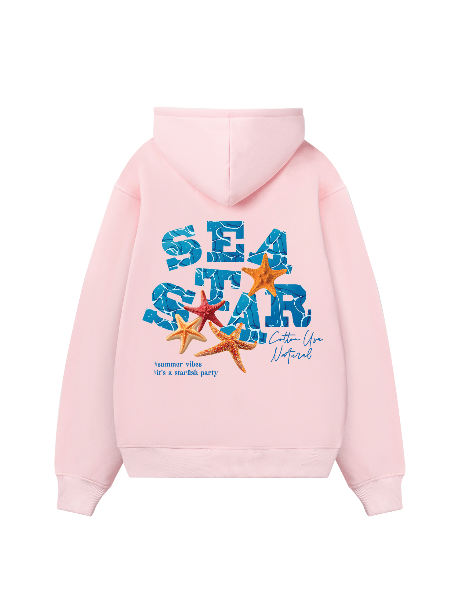 Tropical Starfish Parrty Sea Water Hoodie