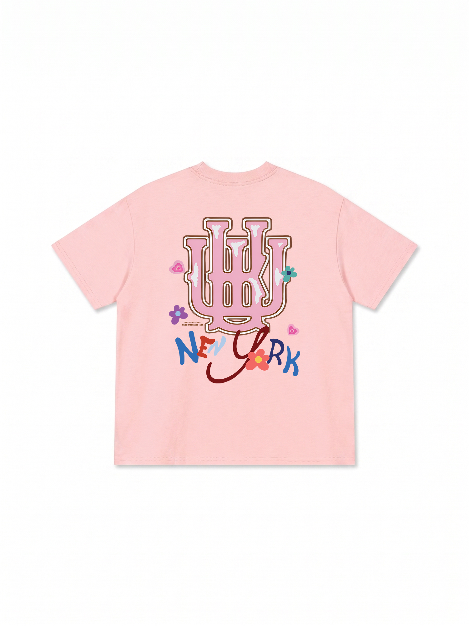 Áo Thun Relaxed Fit Master Baseball Pink Bloom