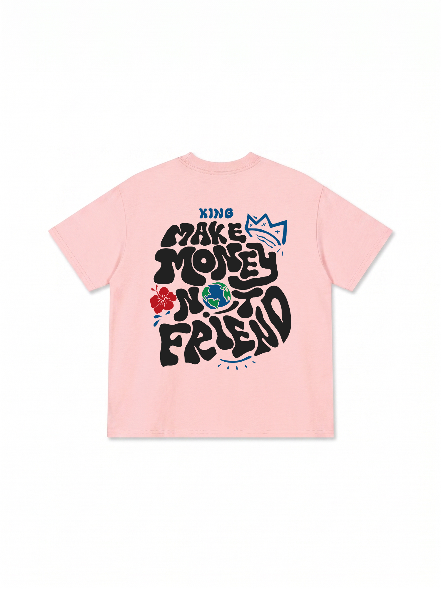 Áo Thun Relaxed Fit Money King Make Not Friend