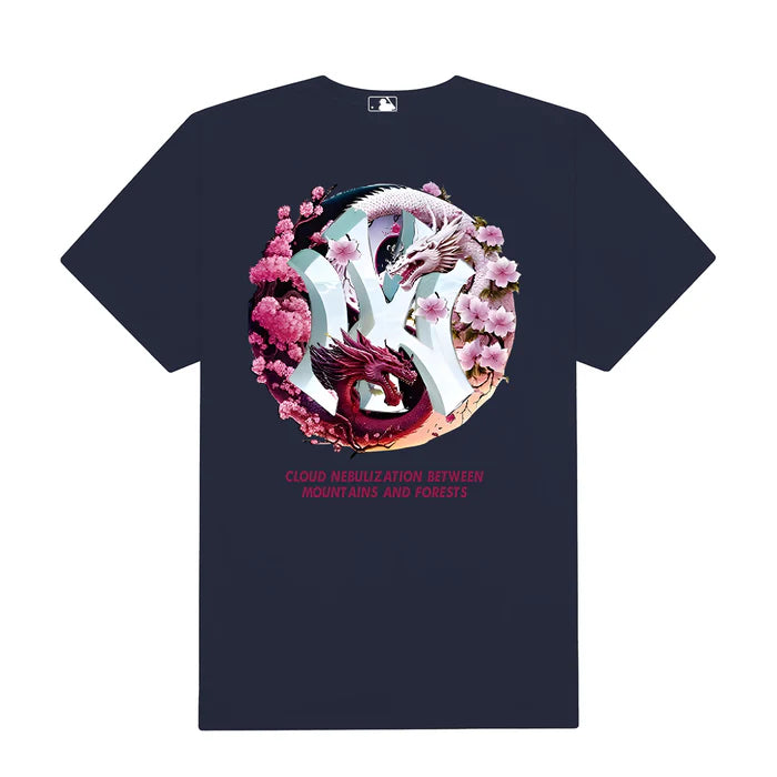 Flash Sale MLB Floral Dragon Cloudy T-Shirt