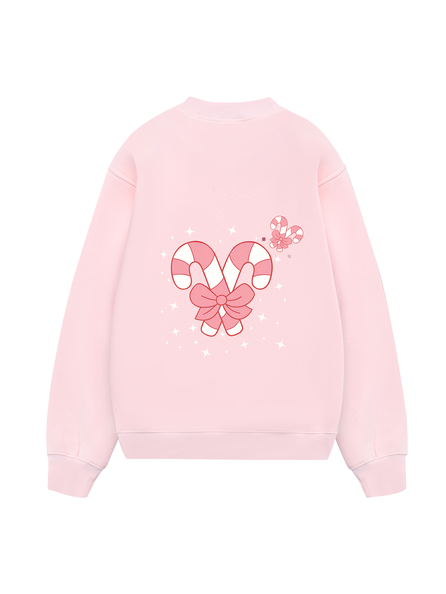 Cute Pink Candy Cane Sweater