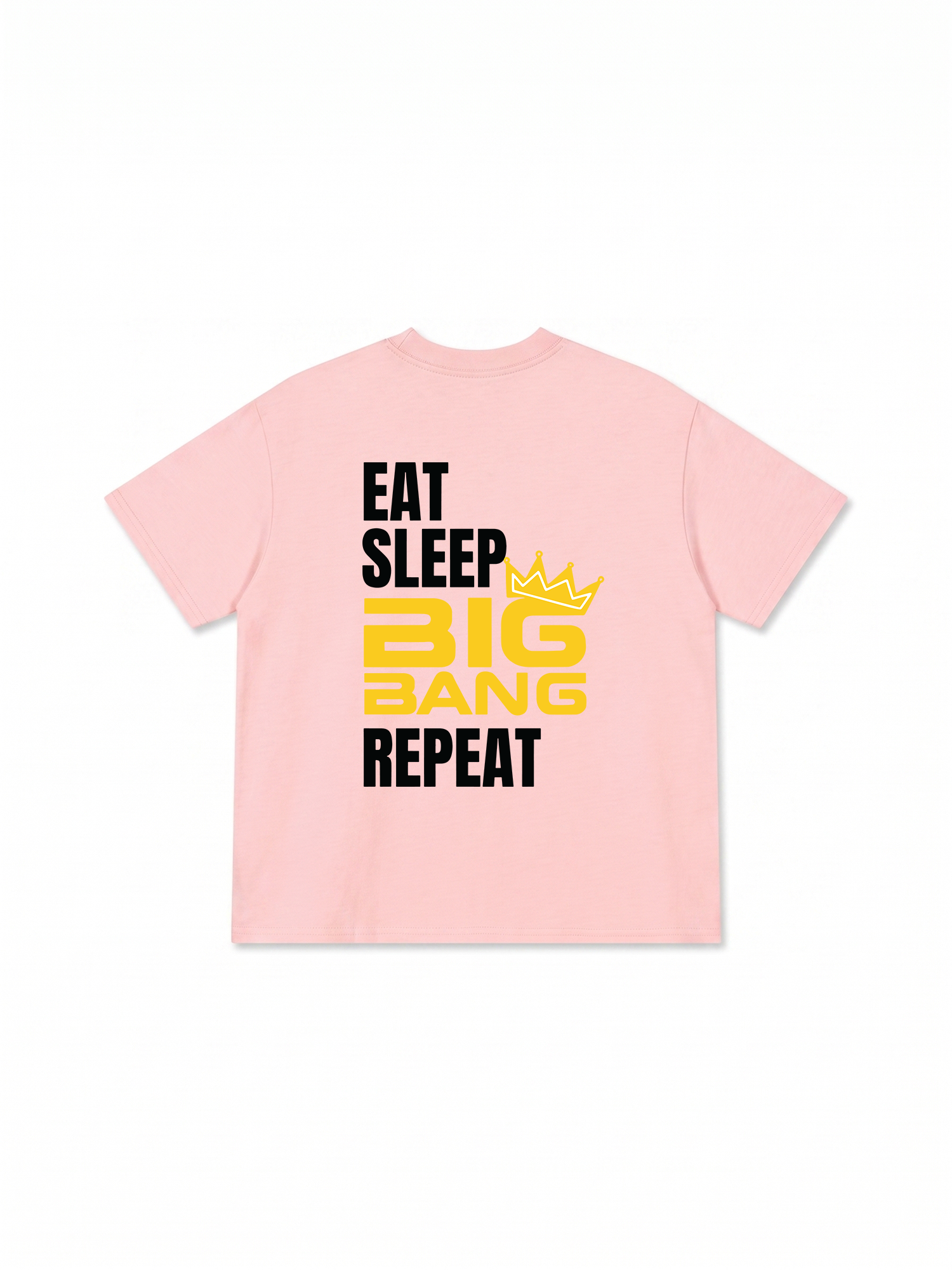 Áo Thun Relaxed Fit Idol Eat Sleep BIGBANG Repeat