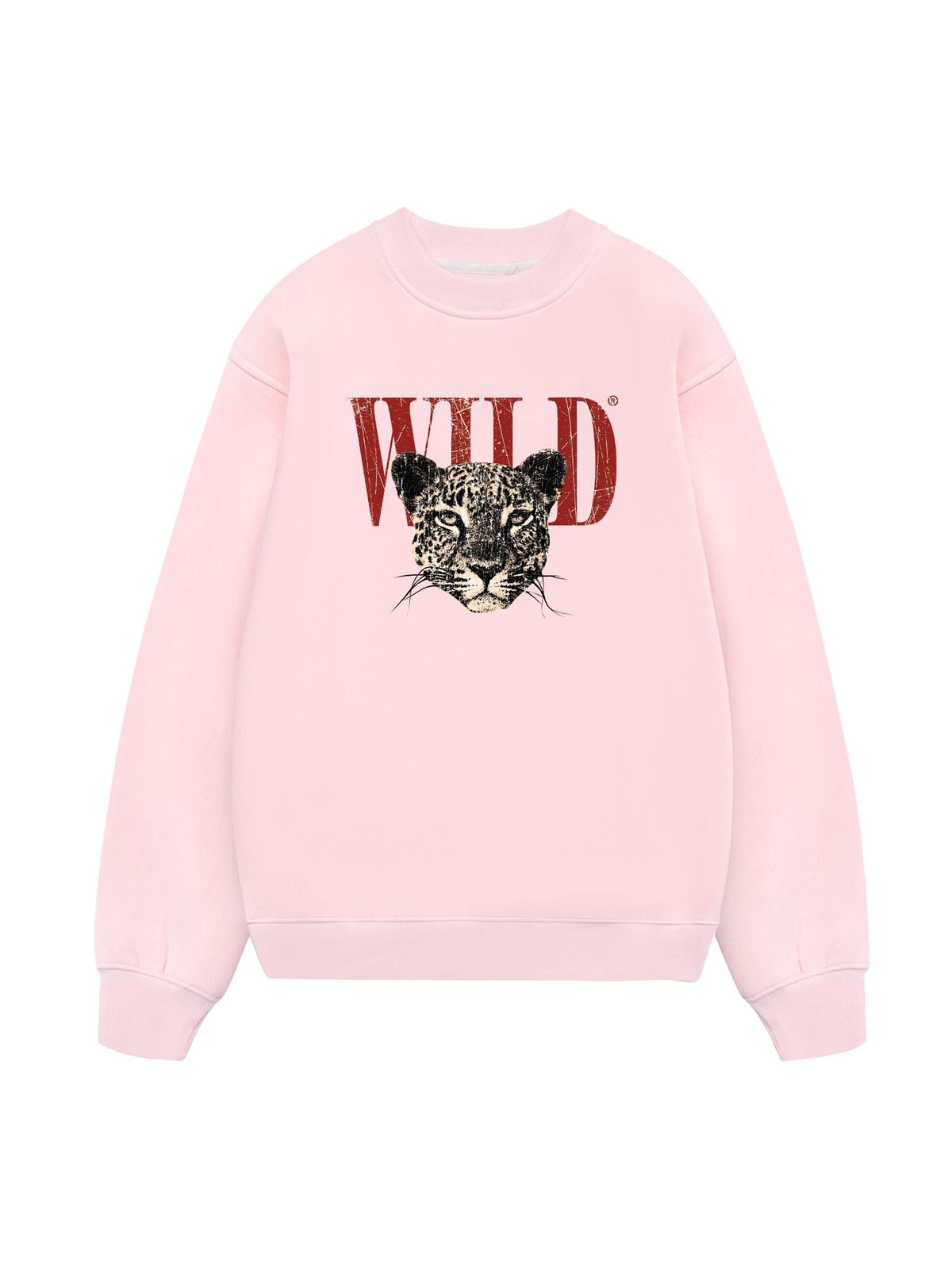 Sweater Urban Leopard Crimson Wild