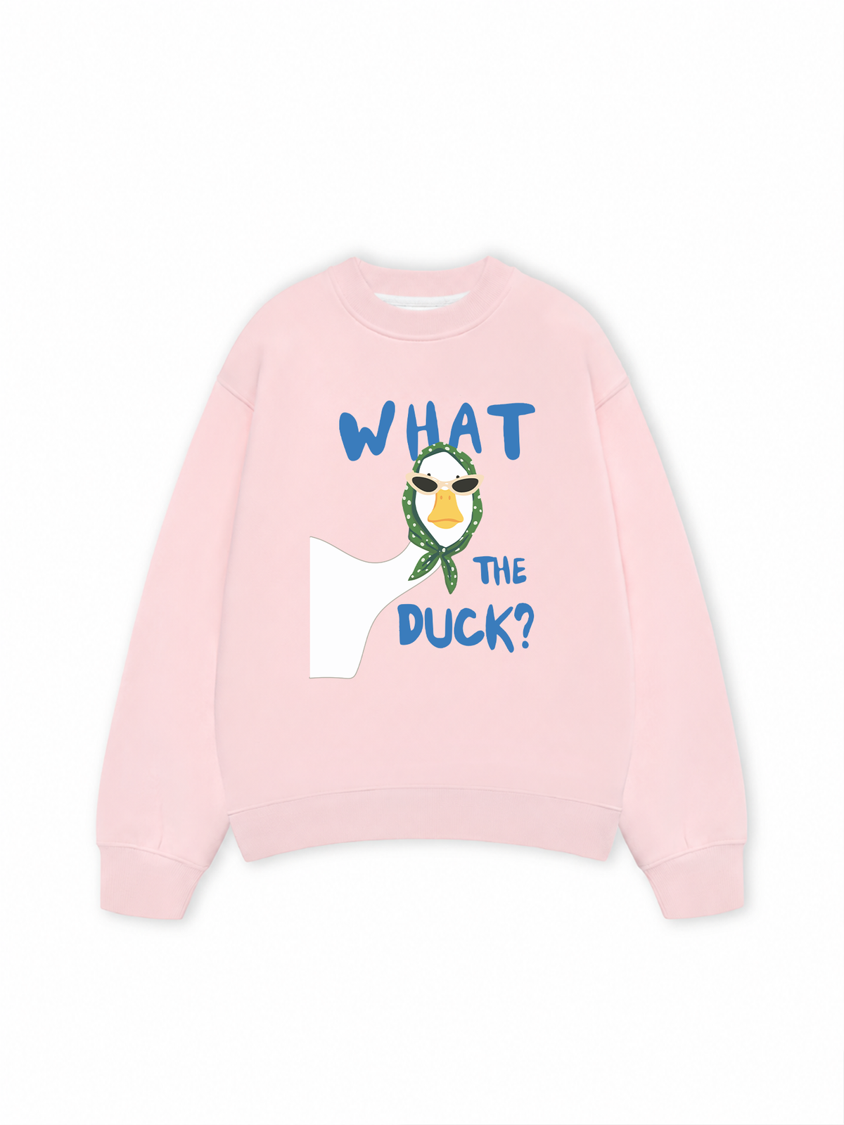 Áo Sweater Nỉ Hai Da Farm What The Duck