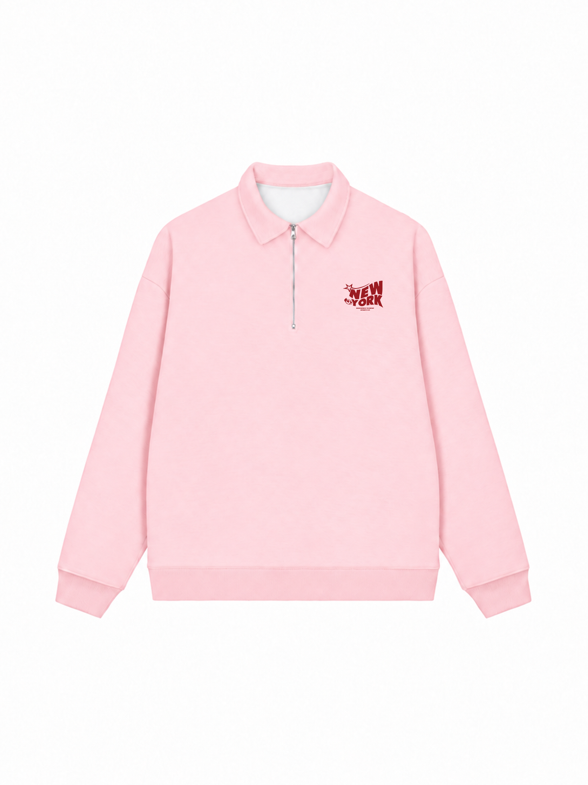 Áo Sweater Polo Nỉ Hai Da City Red Fashion