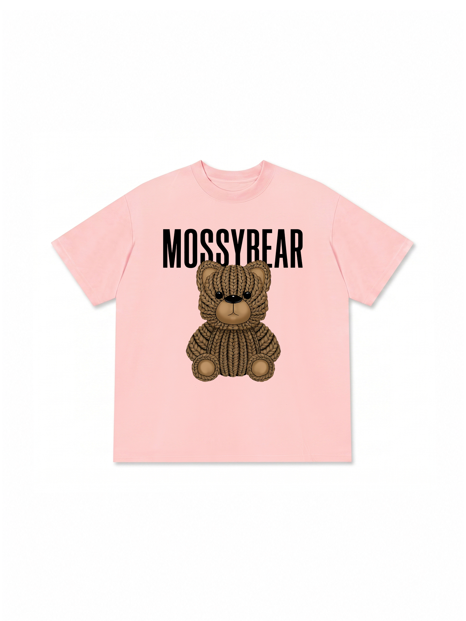 Áo Thun Relaxed Fit Mossy Bear Brown Bear