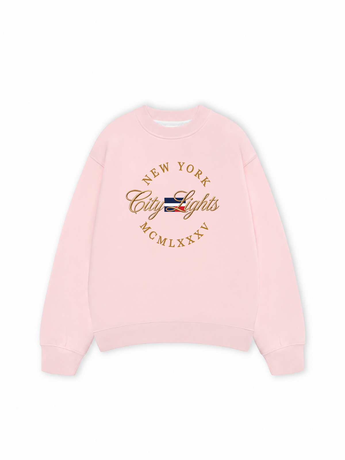Áo Sweater Nỉ Hai Da  City Lights New York
