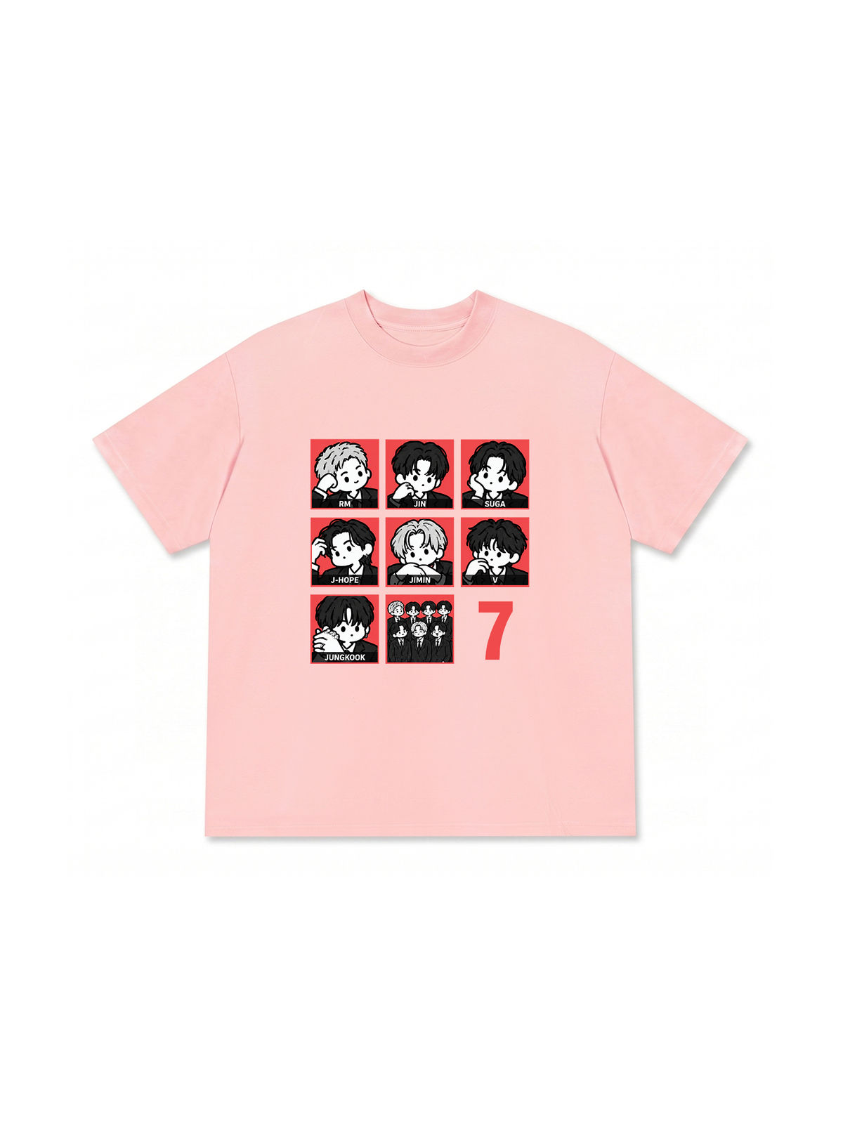 Áo Thun Relaxed Fit Bangtan Boys