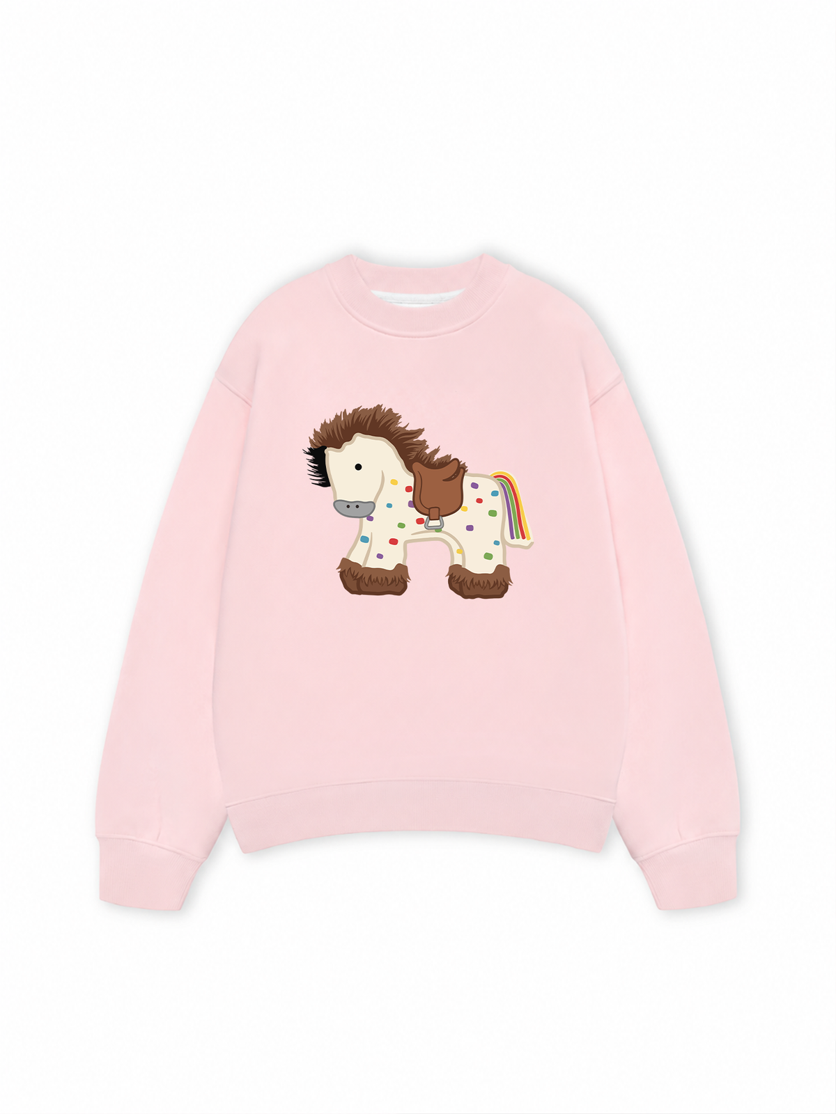 Áo Sweater Nỉ Hai Da Dotty Mood Rainbow Tail Pony