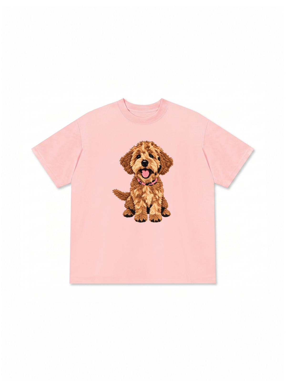 Áo Thun Relaxed Fit Cute Brown Puppy