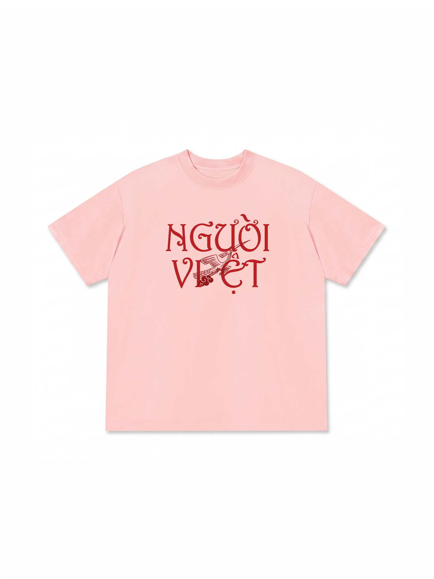 Áo Thun Relaxed Fit Việt Nam Người Việt - Máu Đỏ Da Vàng